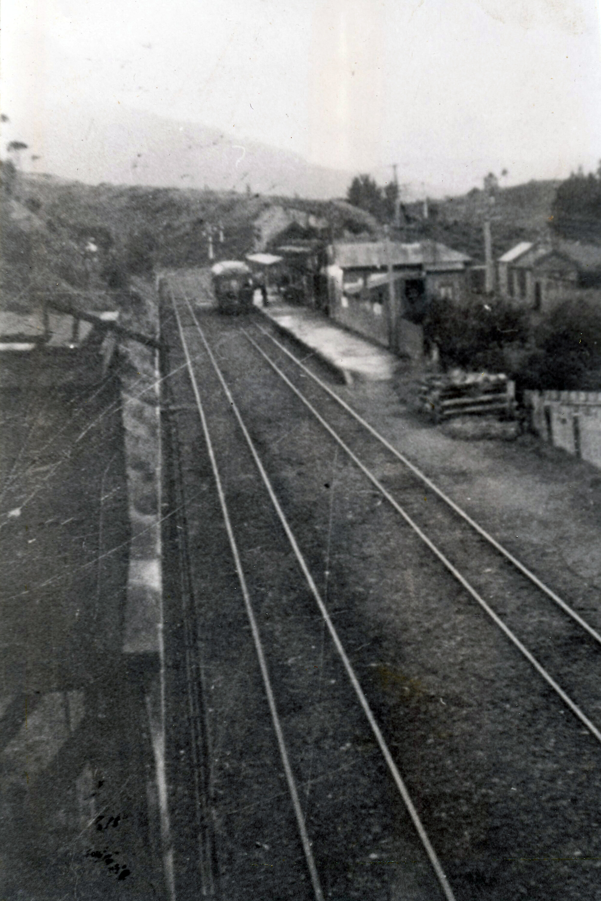 Kaitoke Station; Hutt Valley in the distance