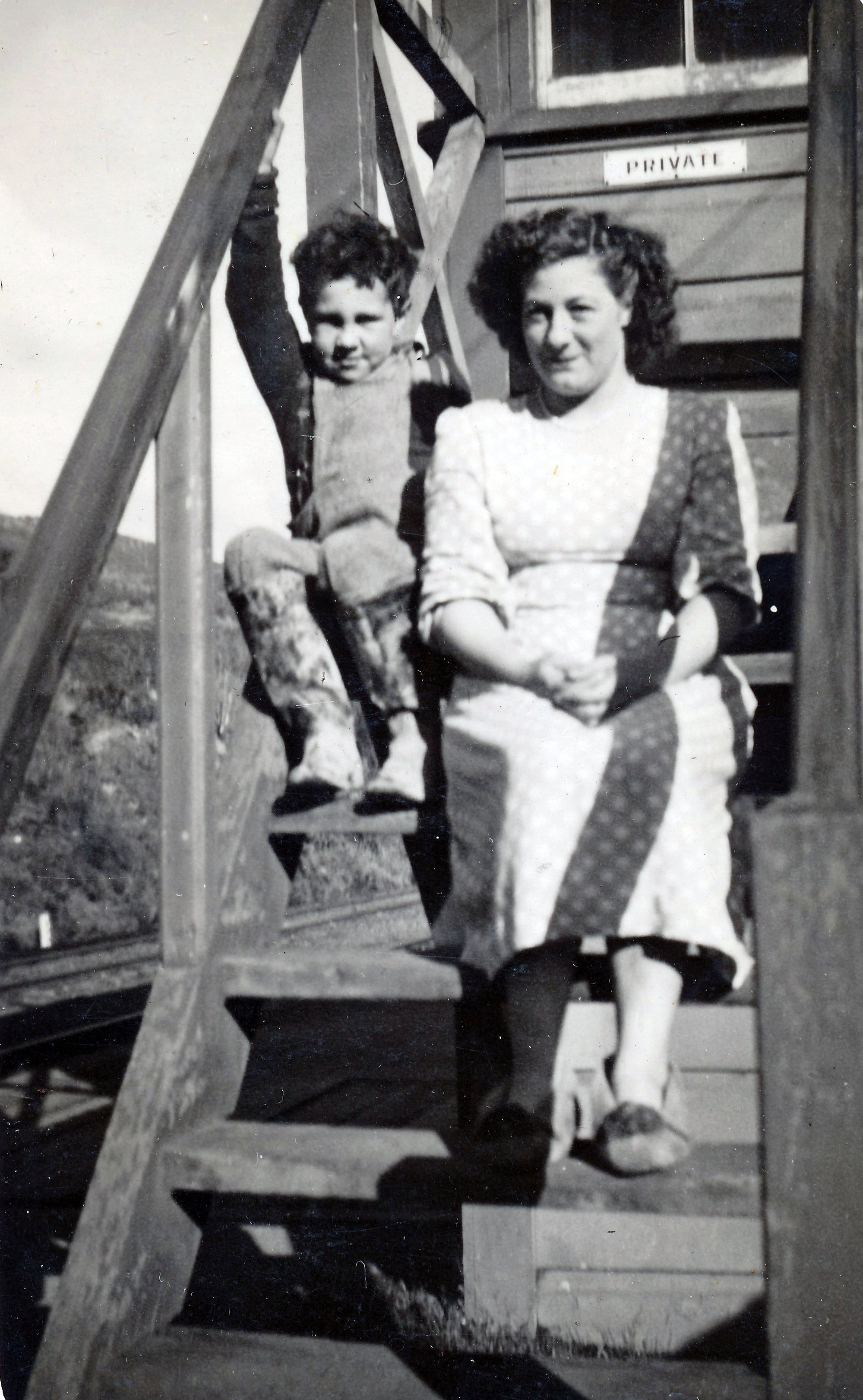 Cubby Thorburn and Val Hyslop