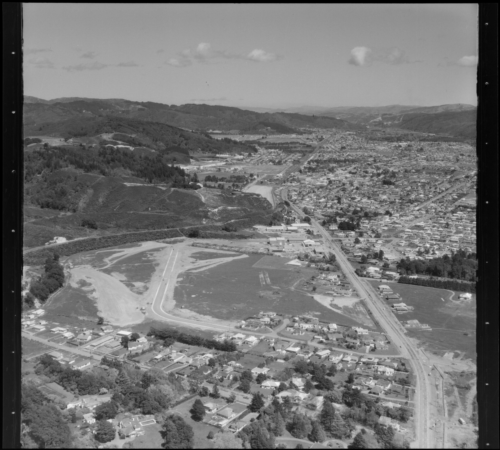 Upper Hutt from above; 14 October 1965