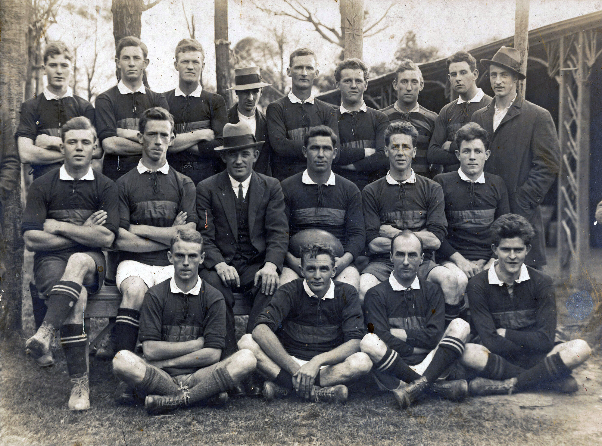 Upper Hutt Football Club; winners 3rd class W.R.U. Championships; 1921