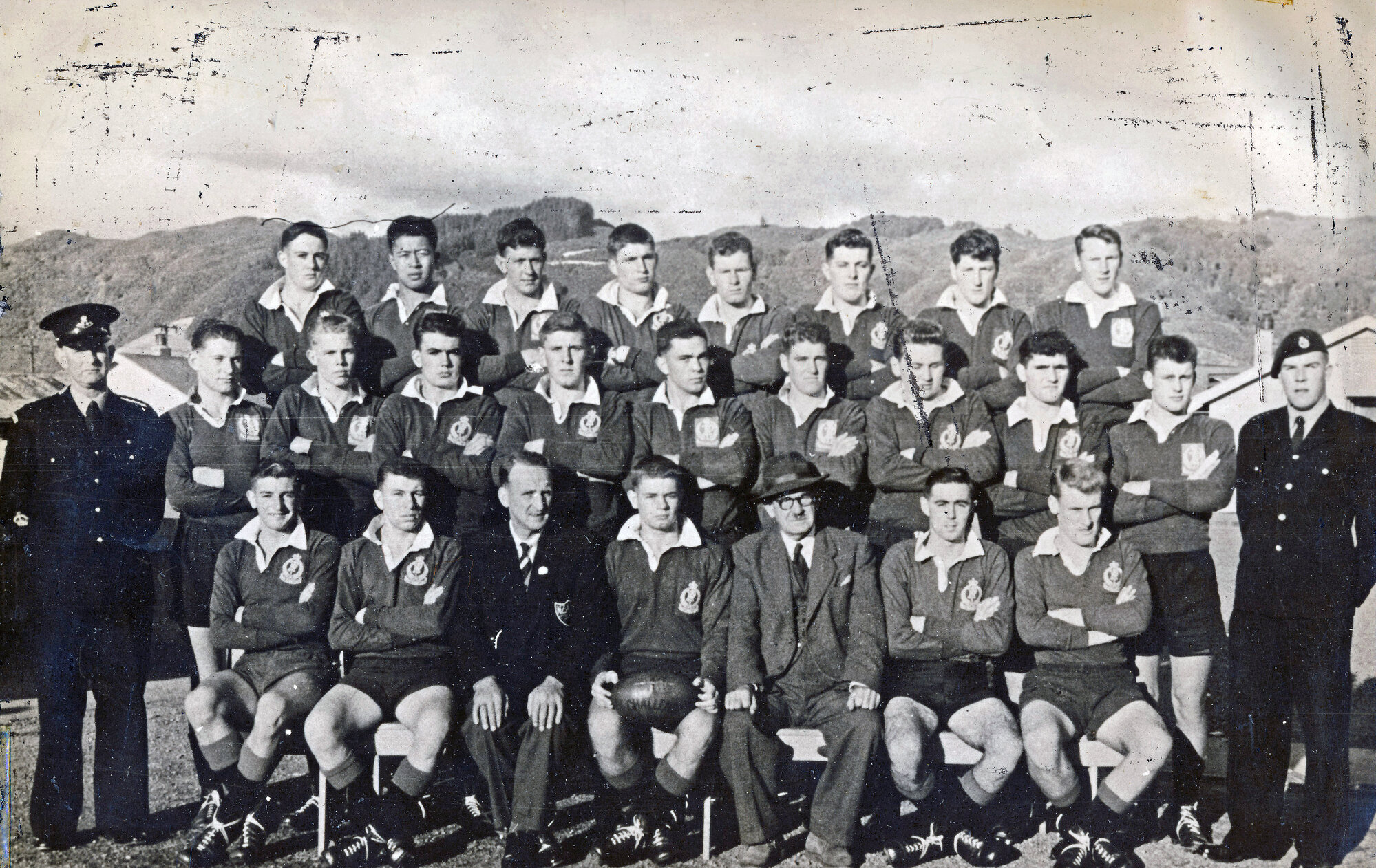 Upper Hutt Police Cadets third grade fourth division grade winners; 1960