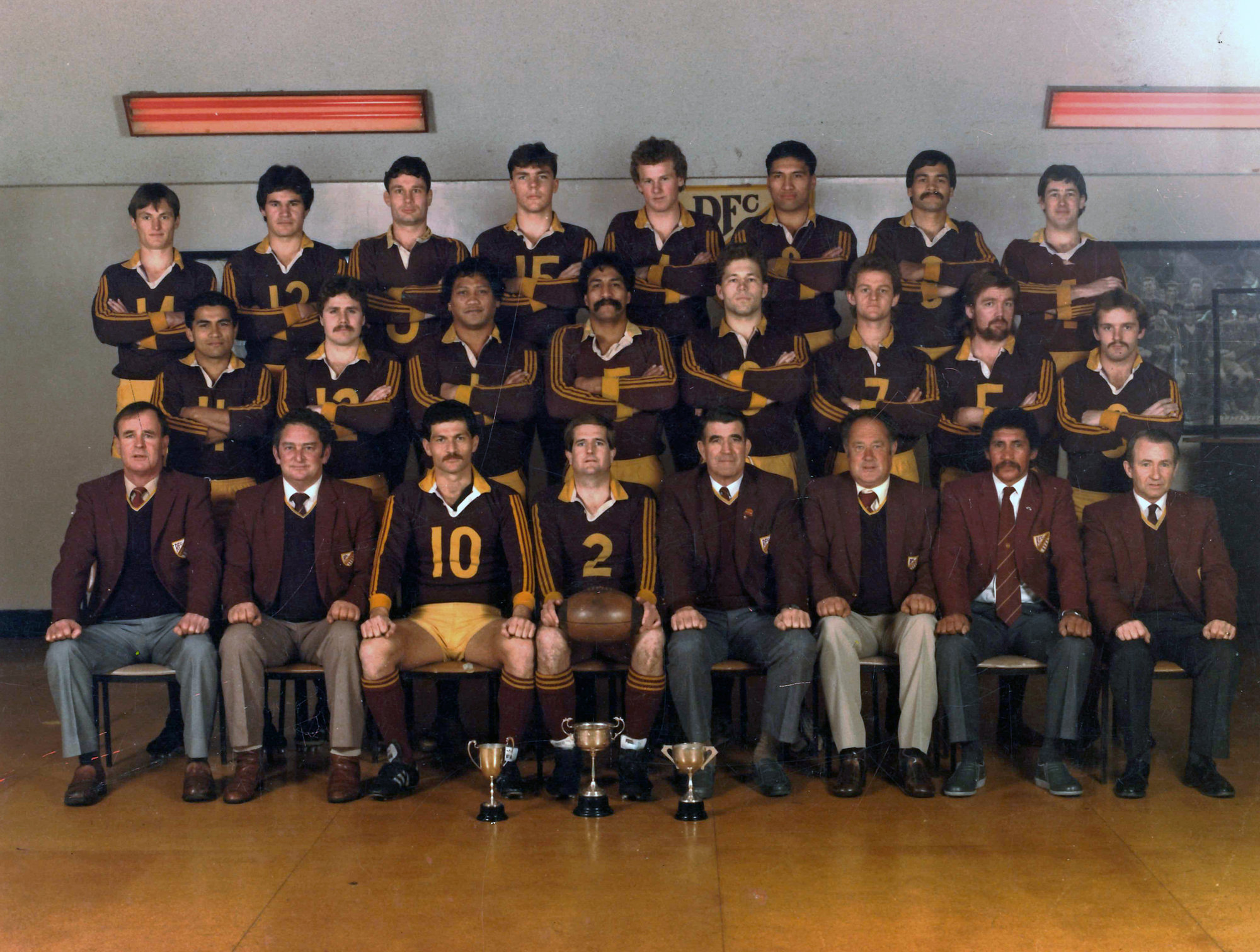 Upper Hutt Rugby Football Club; senior firsts; 1985