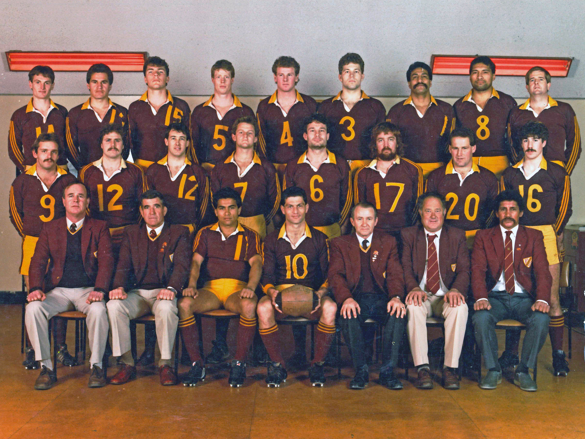 Upper Hutt Rugby Football Club; senior firsts; 1986