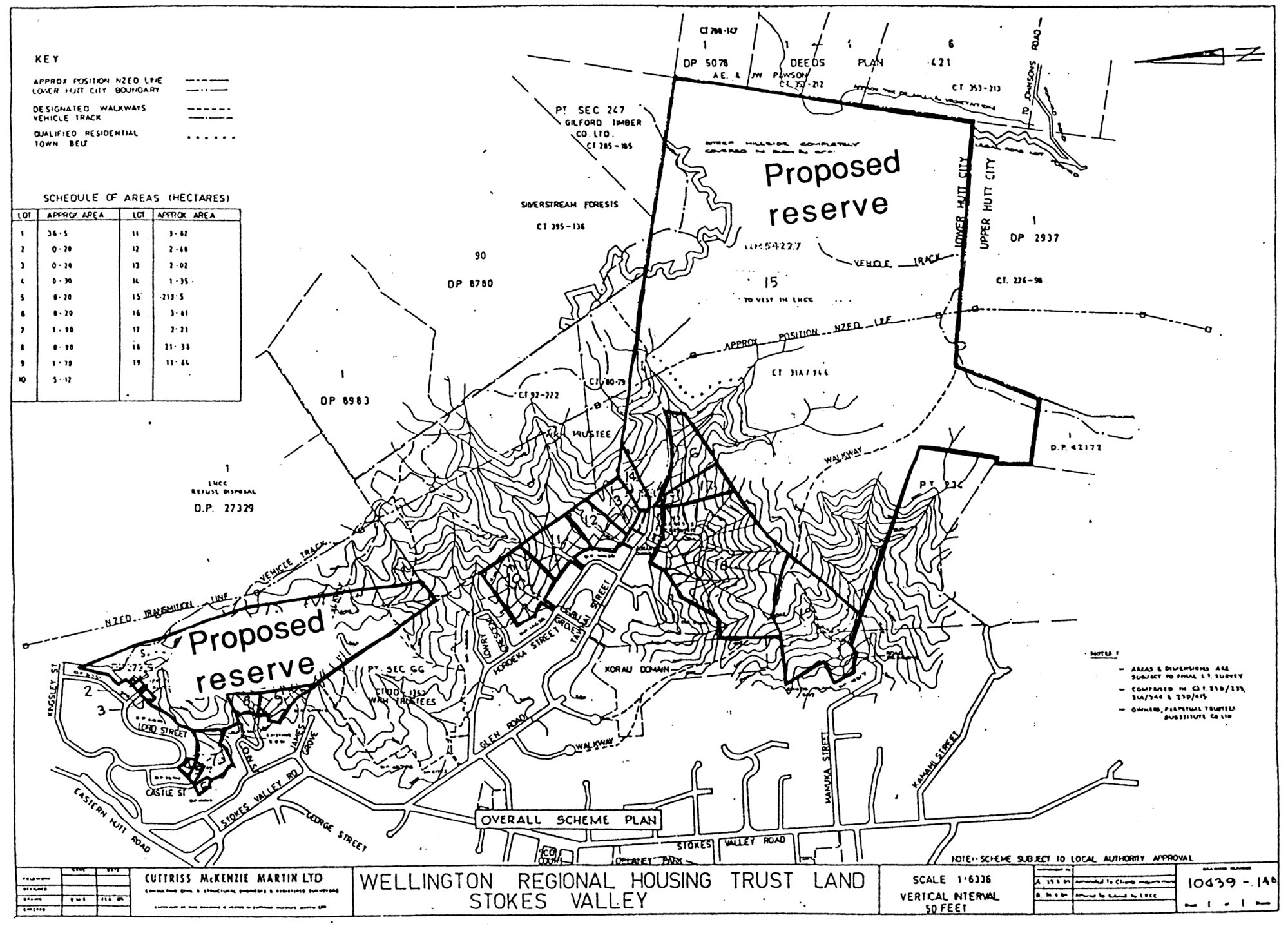 Stokes Valley; sites for housing development and reserves
