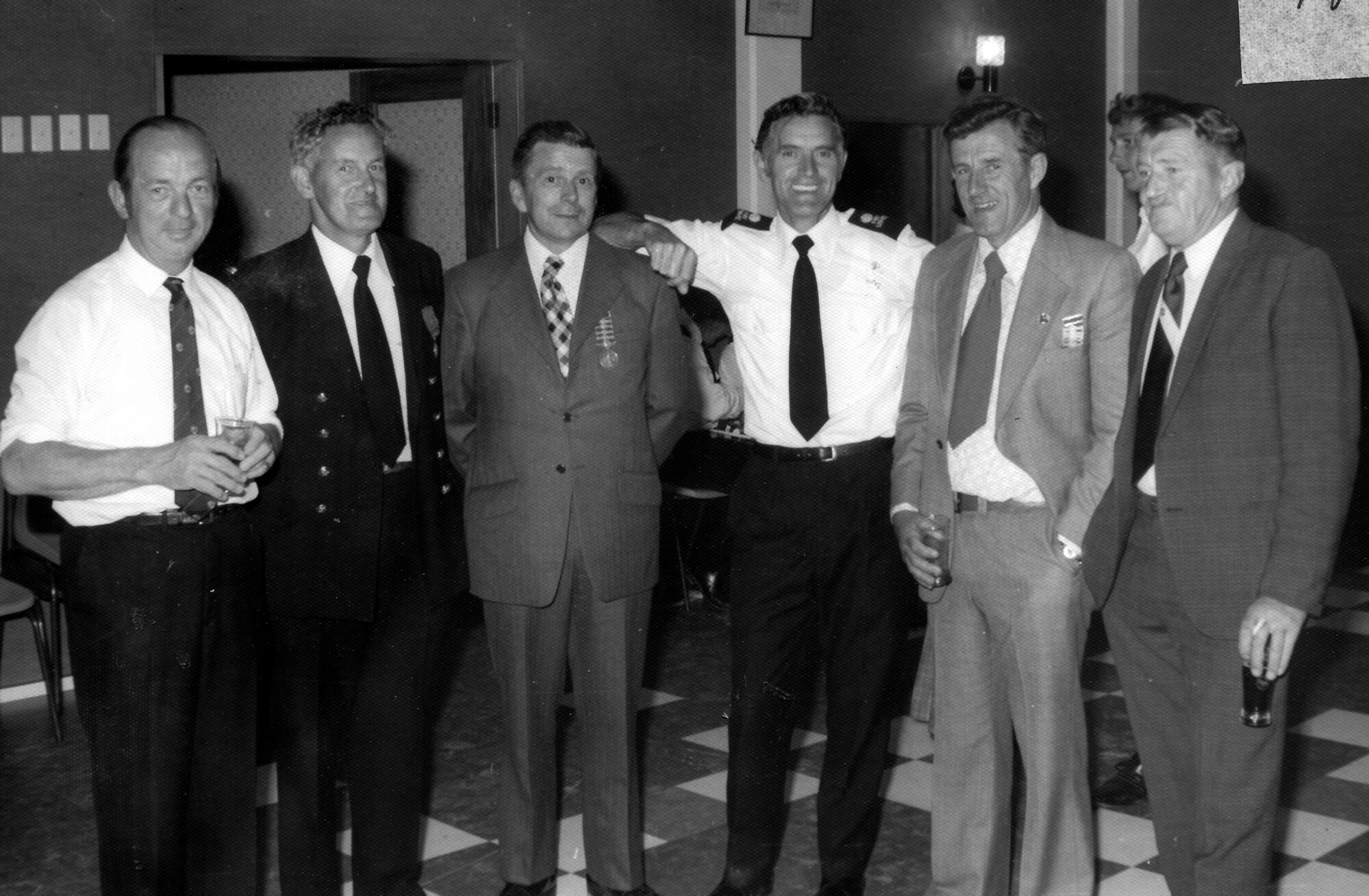 Silverstream Volunteer Fire Brigade group, ca. late 1970s