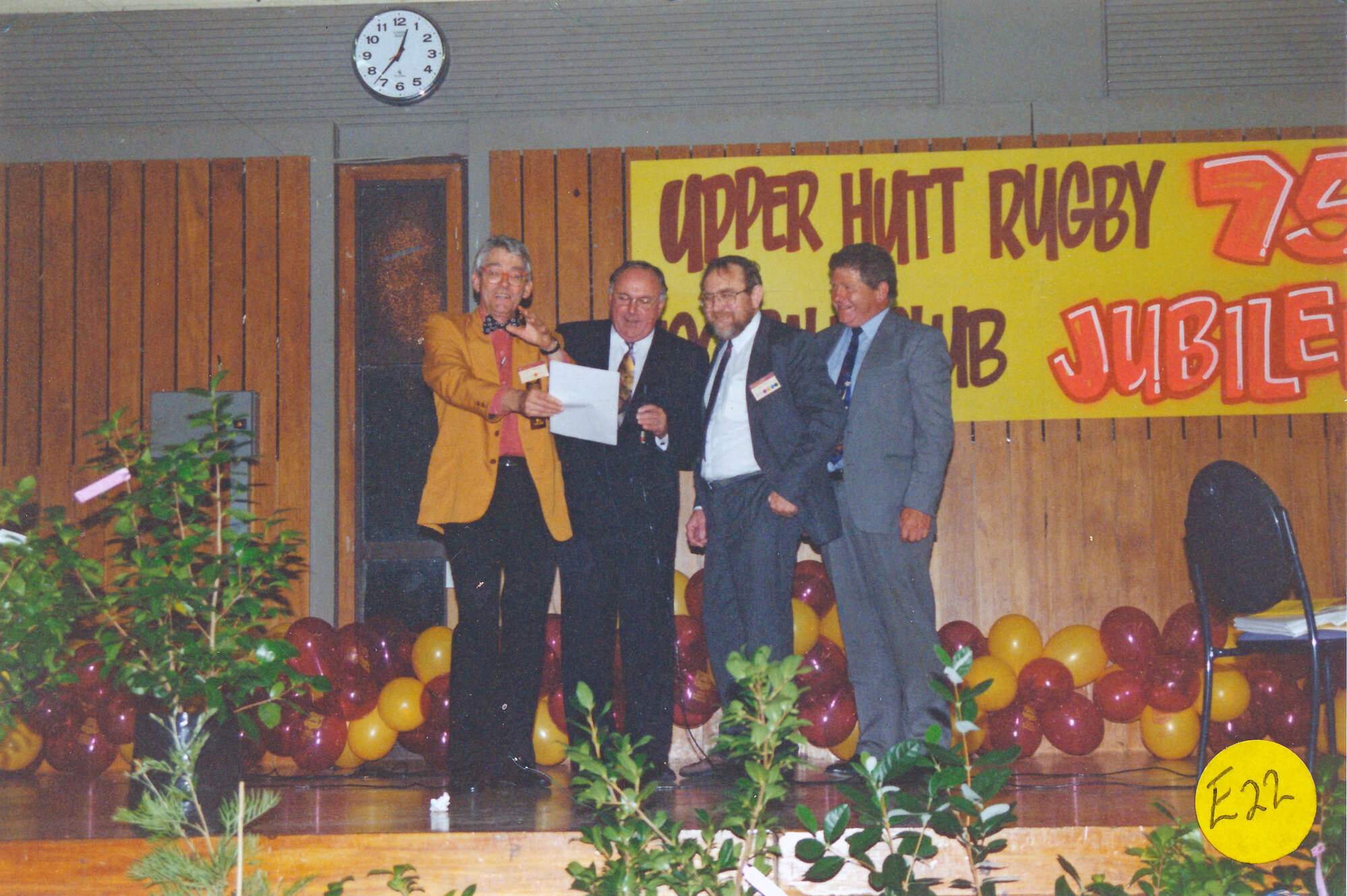 Upper Hutt Rugby Football Club 75th Jubilee