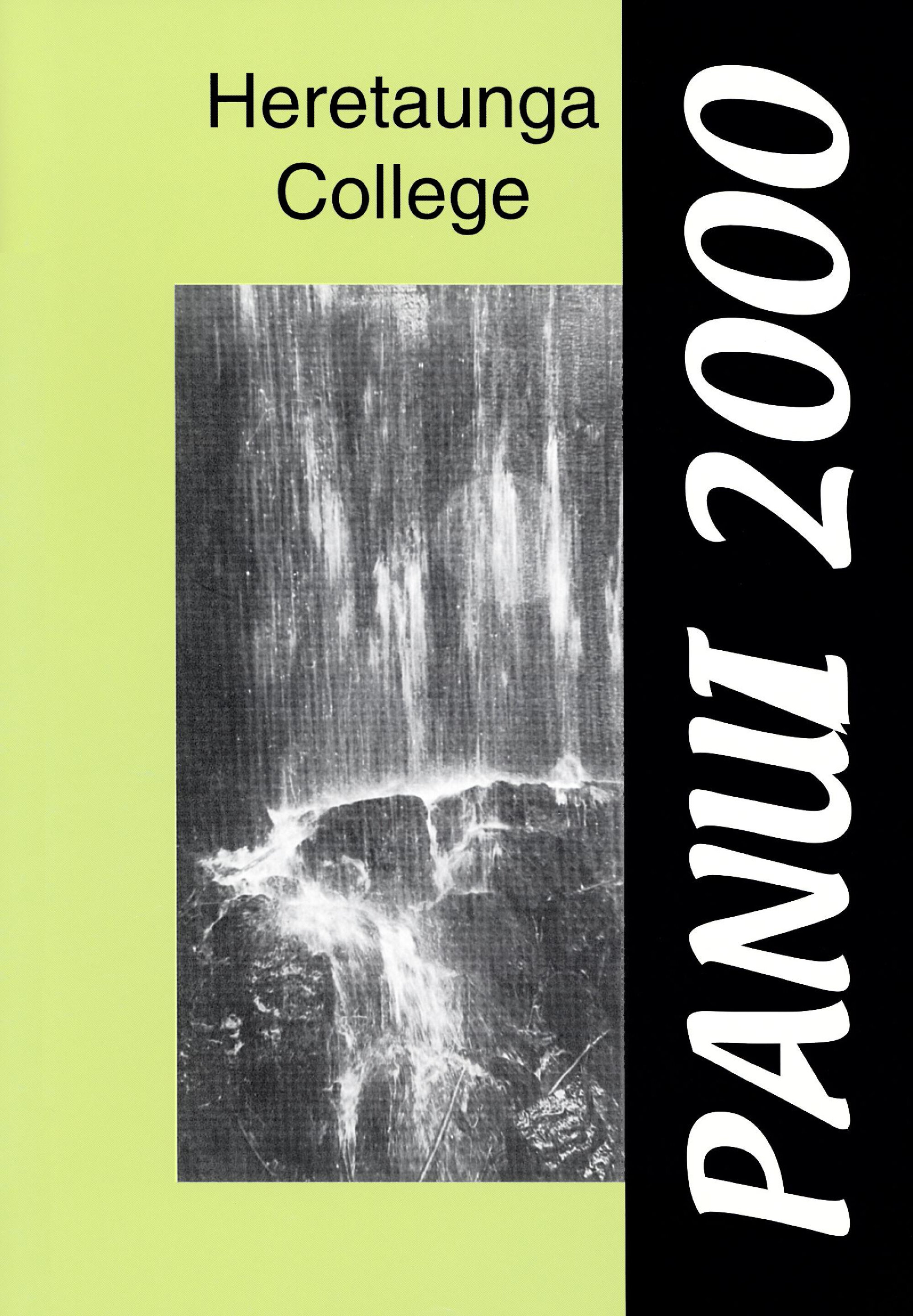 Heretaunga College Panui school magazine, 2000