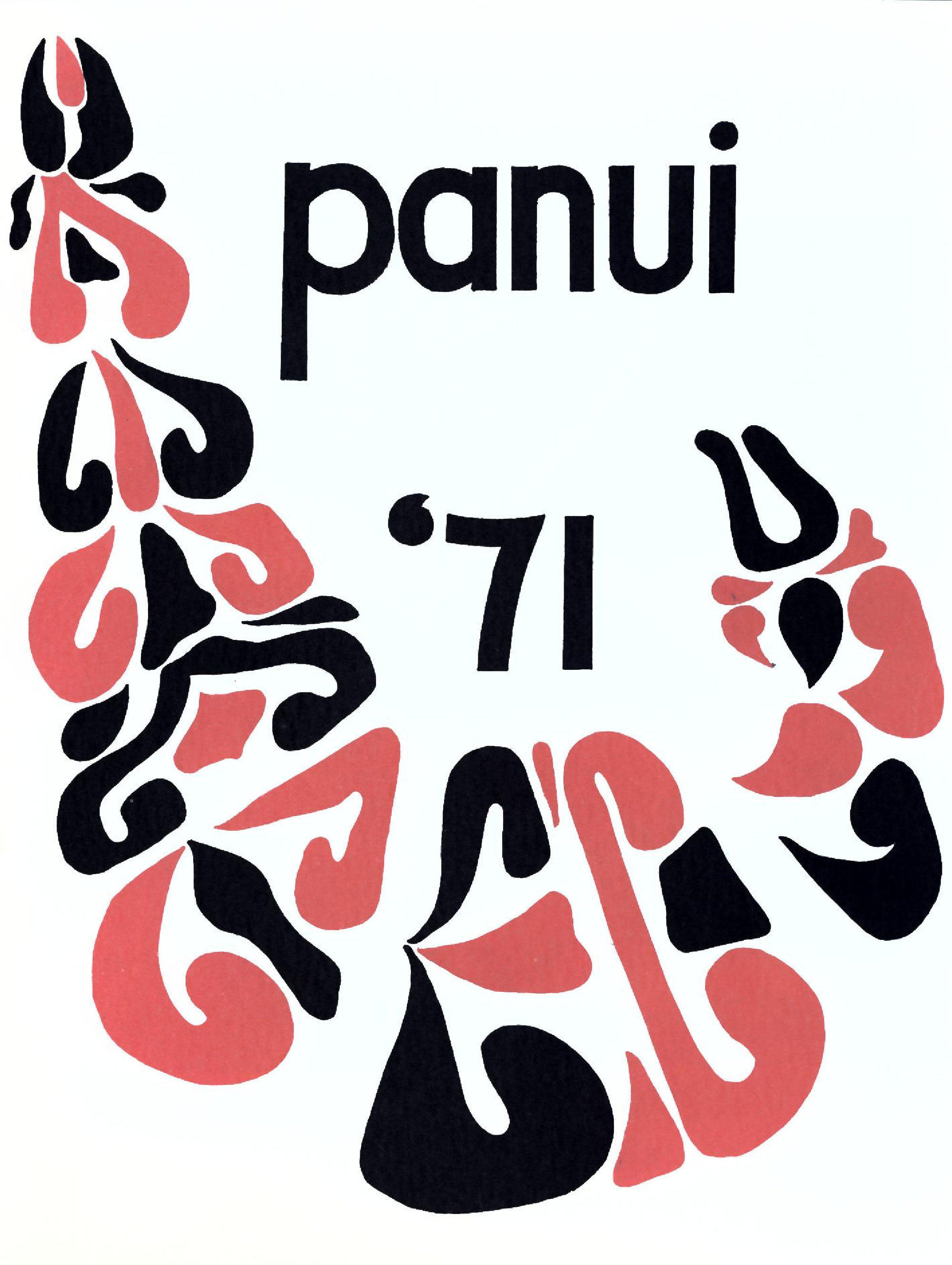 Heretaunga College Panui school magazine, 1971