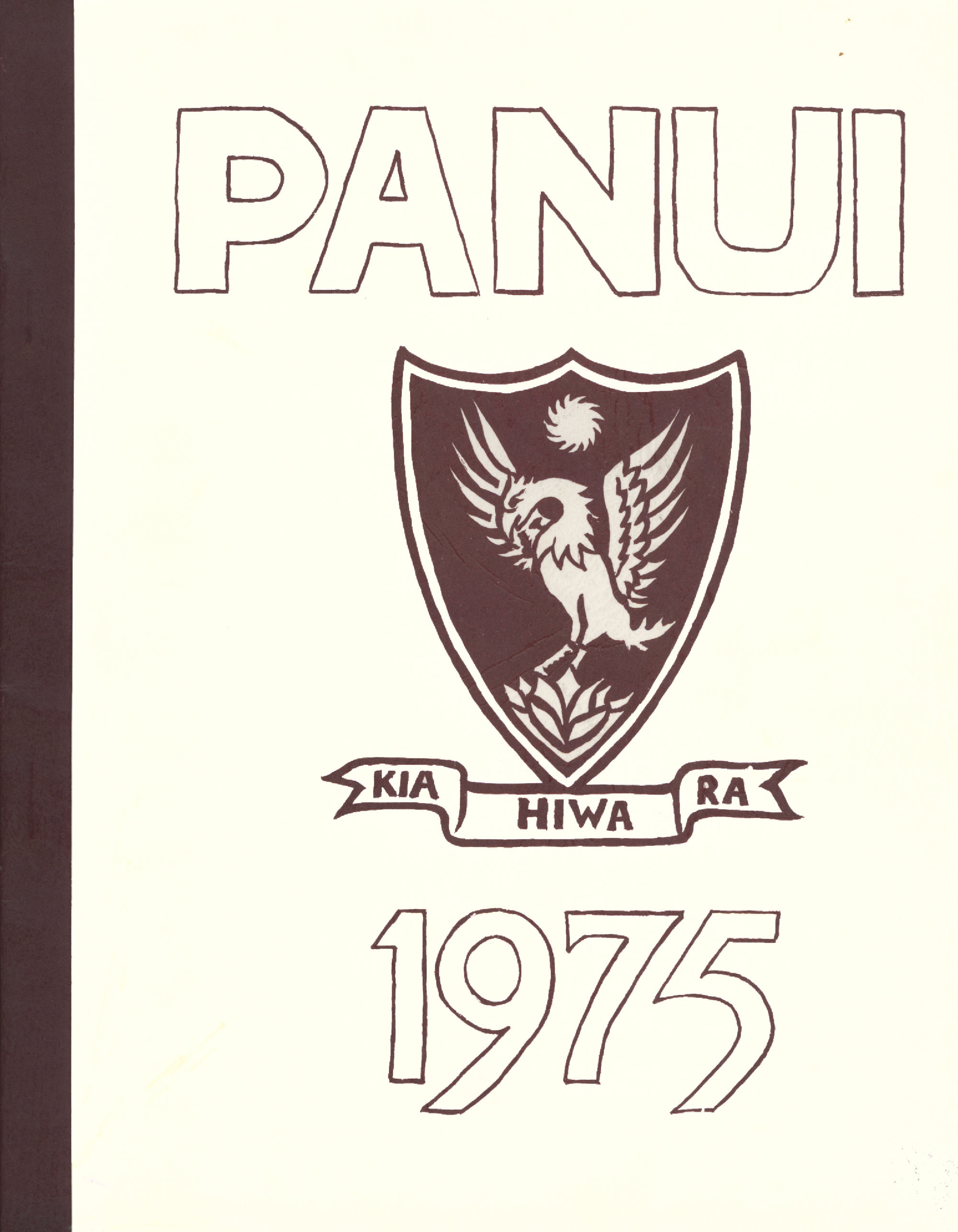 Heretaunga College Panui school magazine, 1975