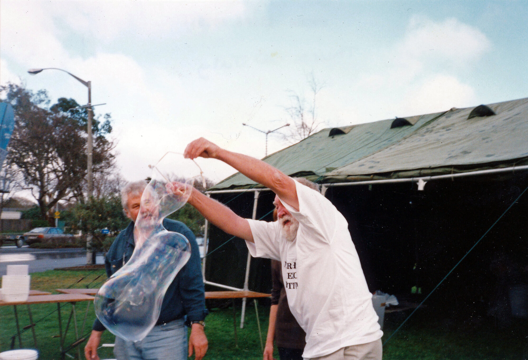 David Bellamy takes part in the Upper Hutt Science Festival, 2000