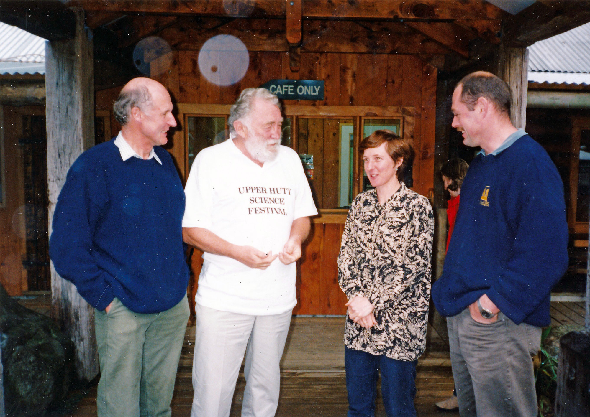 David Bellamy in conversation at Staglands, 2000