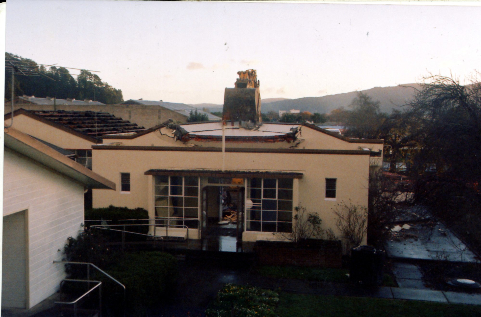 South Pacific Tyres; canteen demolition 3.