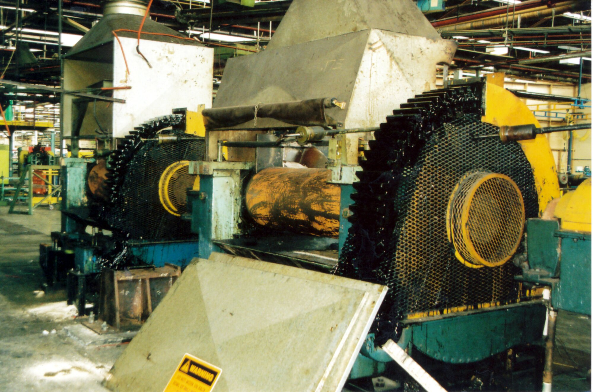 South Pacific Tyres; after closure; 60-inch mills; driving gears