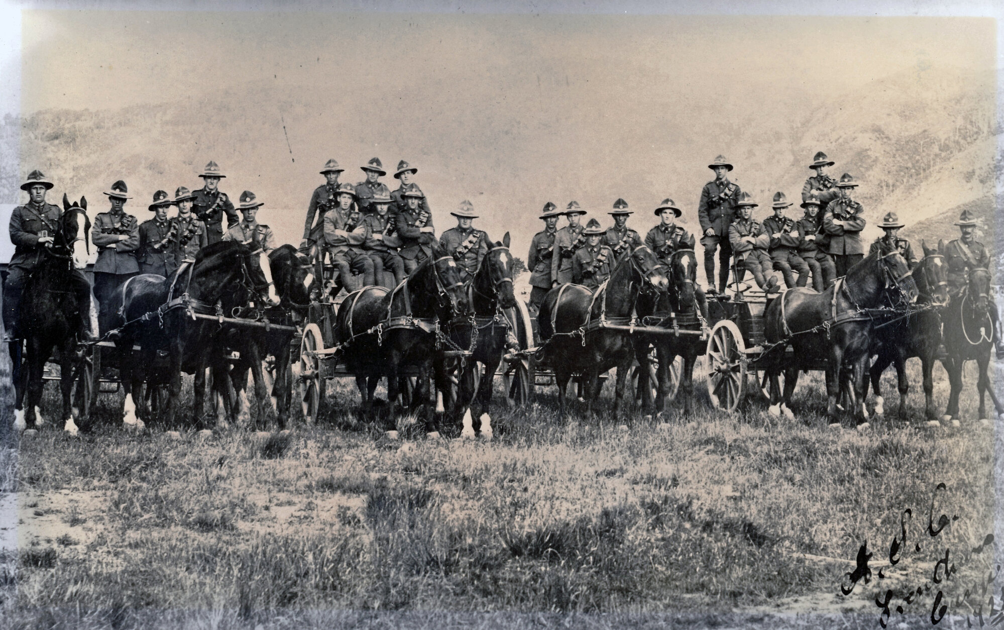 New Zealand Army Service Corps; Trentham Camp, 1923
