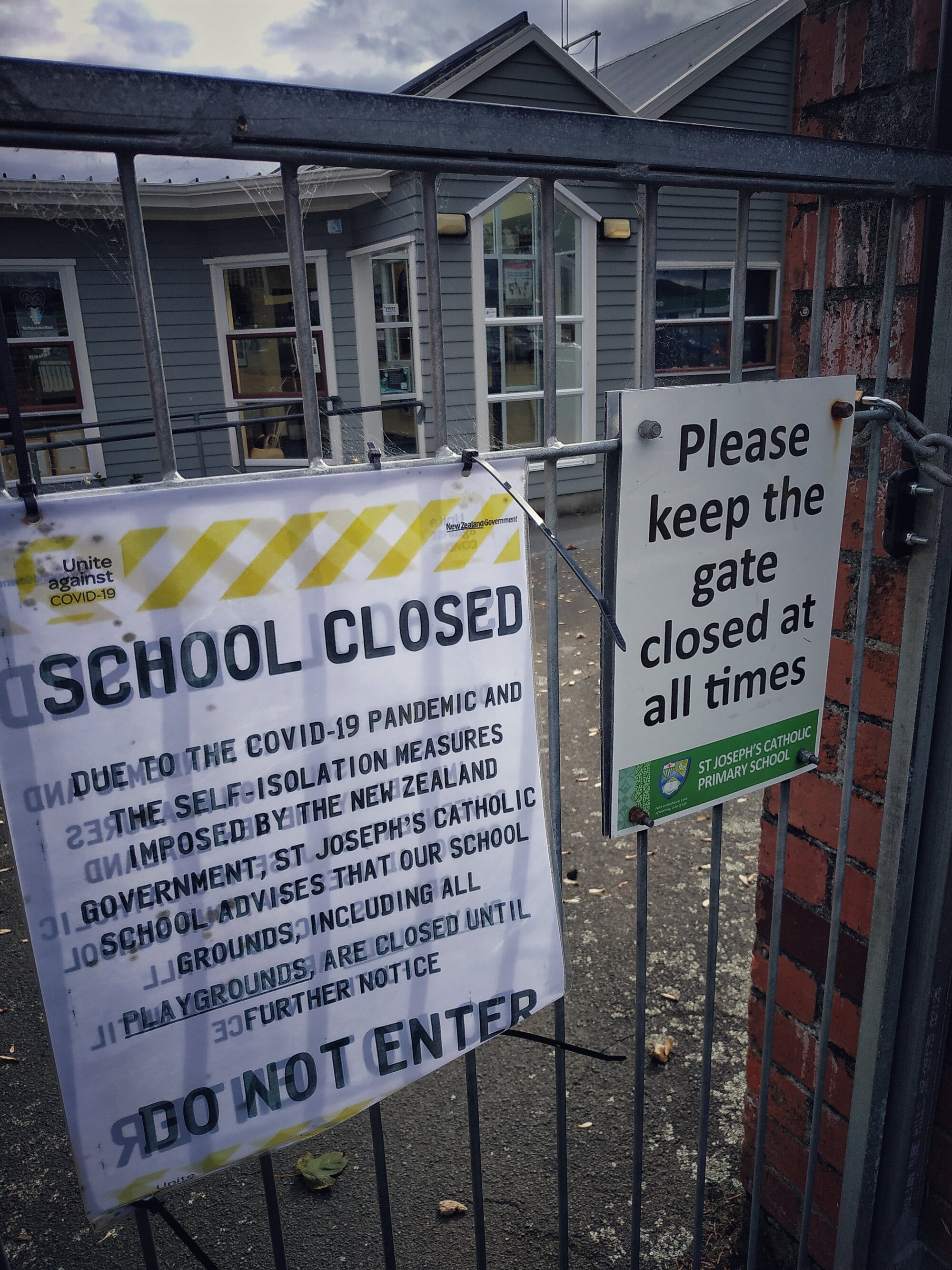 St Joseph's Catholic Primary School during Covid-19 Level 4 lockdown