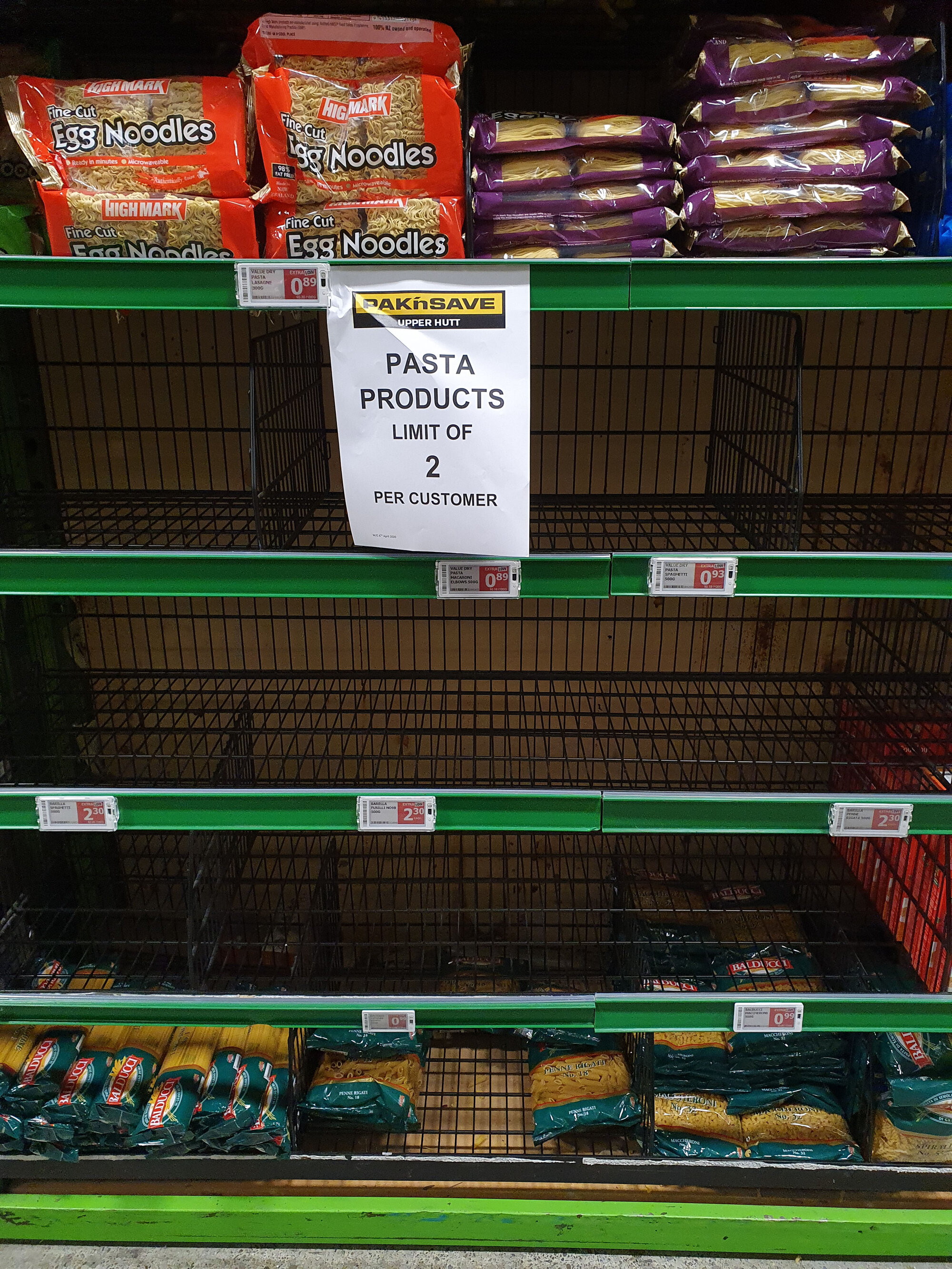 Pasta sign, Pak'nSave