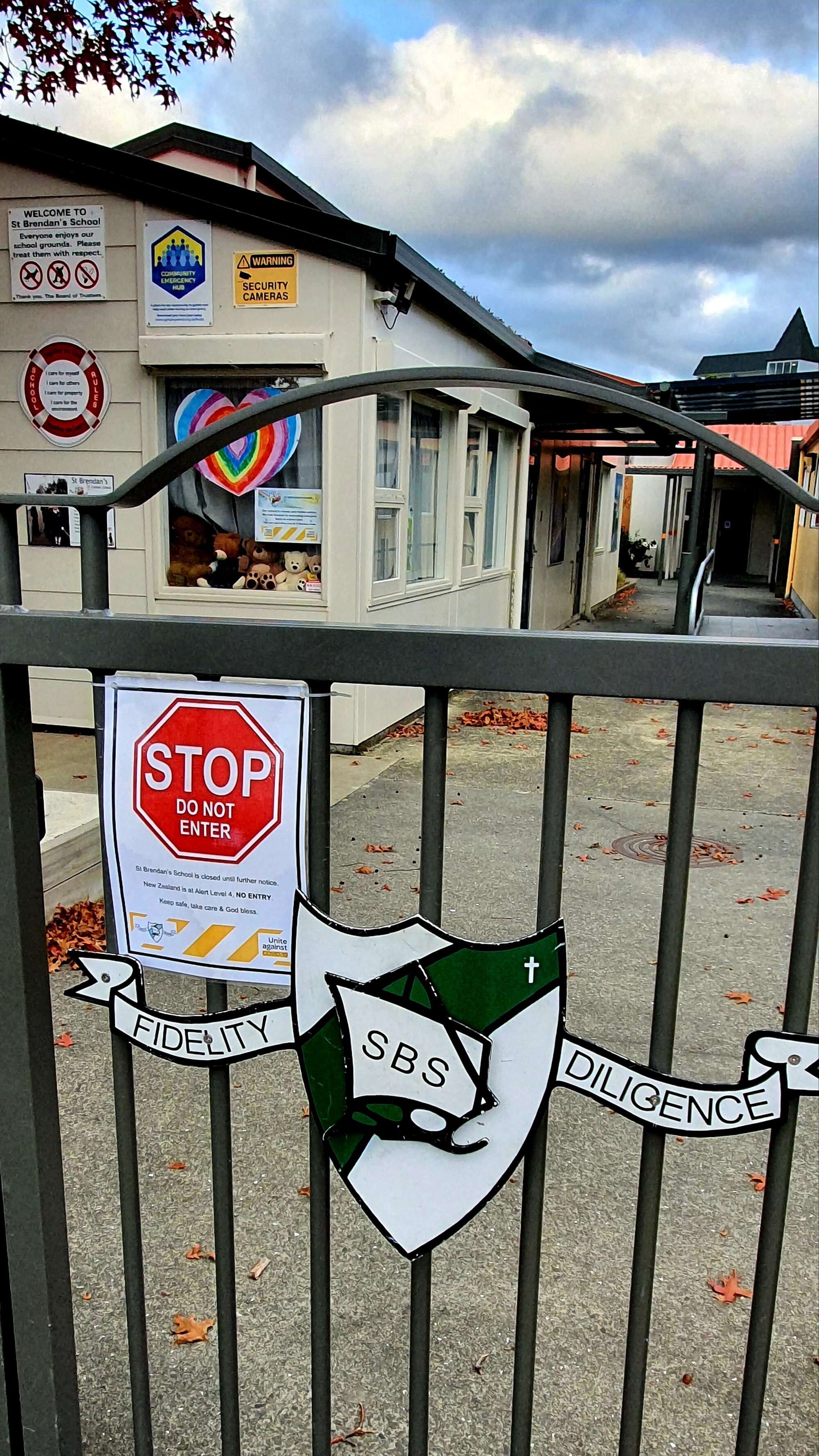 Covid-19 signage at St Brendan's School 05