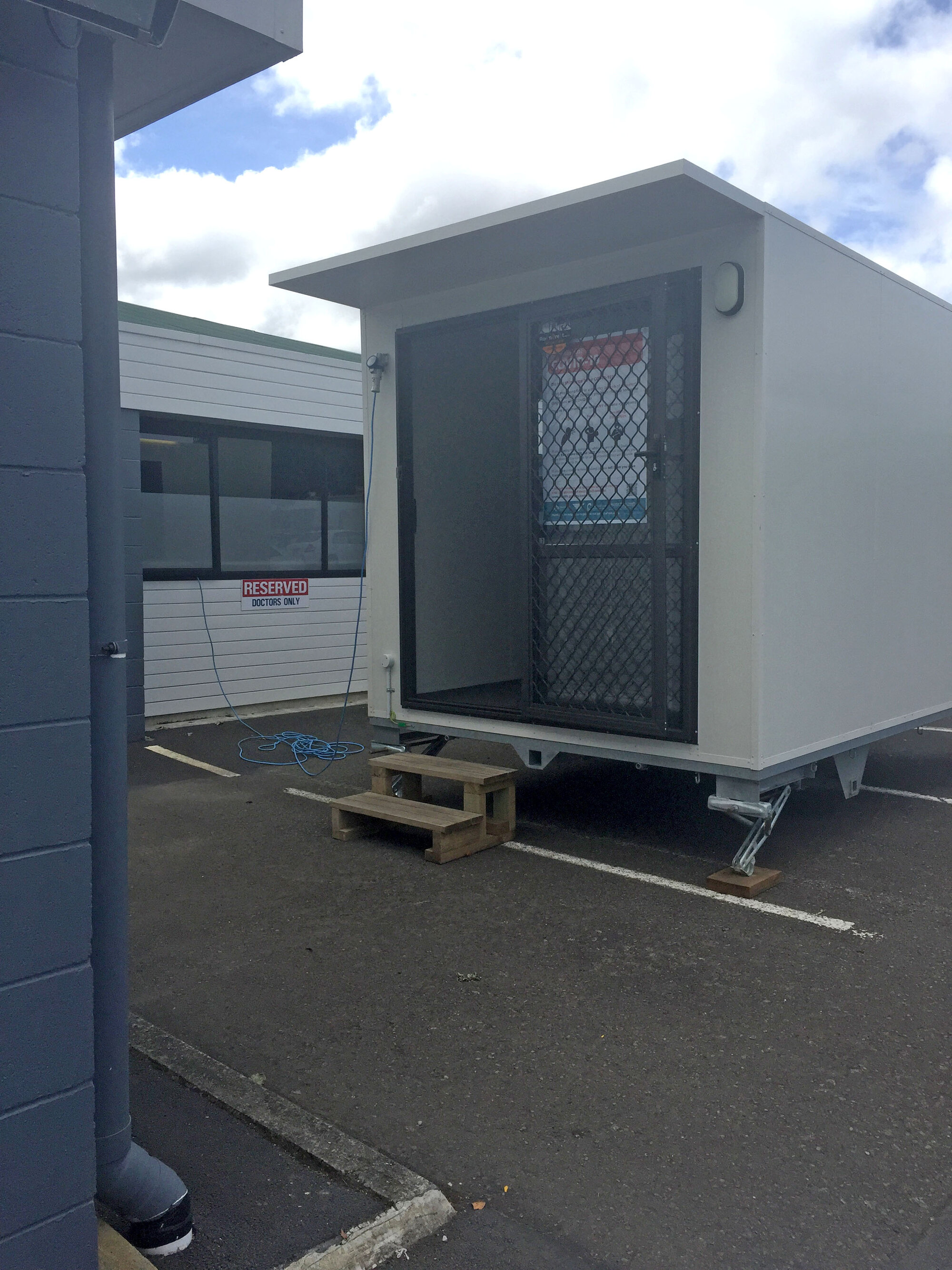 Temporary Covid-19 clinic (2 of 2)