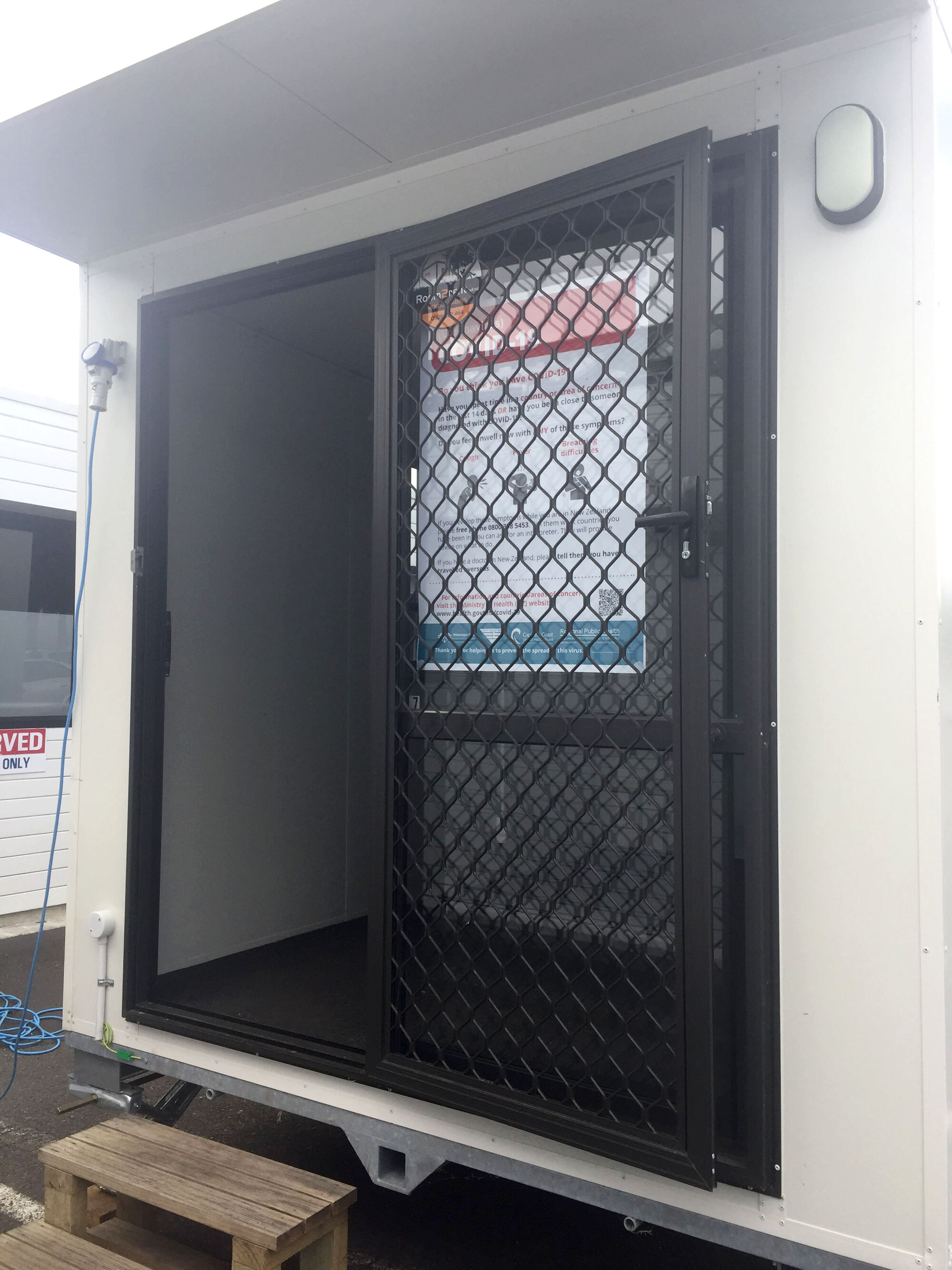 Temporary Covid-19 clinic (2 of 2)