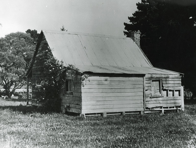 Pumpkin cottage, on land just north of Silverstream bridge.