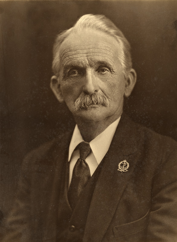 Angus John McCurdy, J. P; formal portrait.