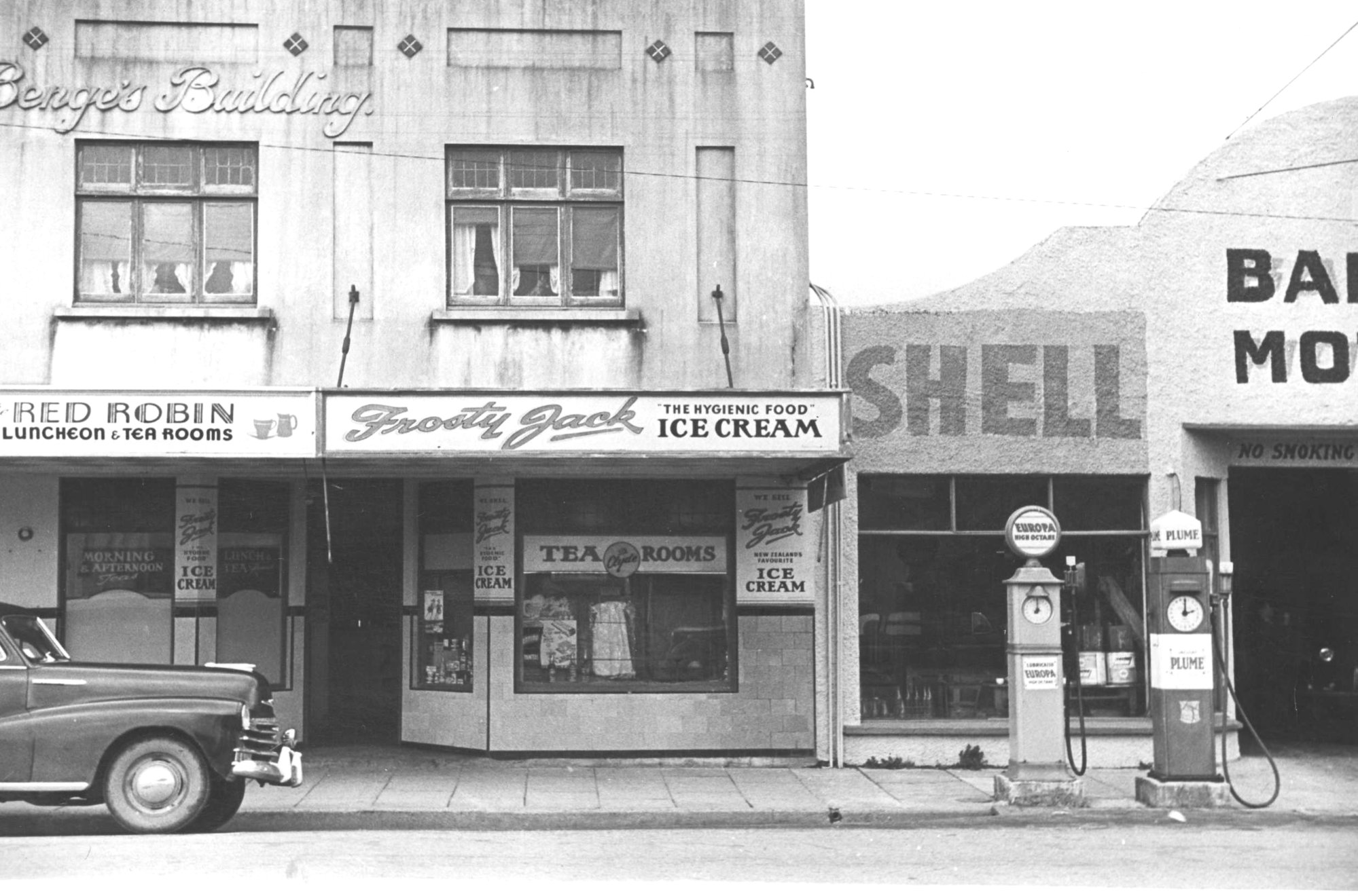 Main St, Upper Hutt, Jan. 1948; south side  6, Benge-Baigent (R19)
