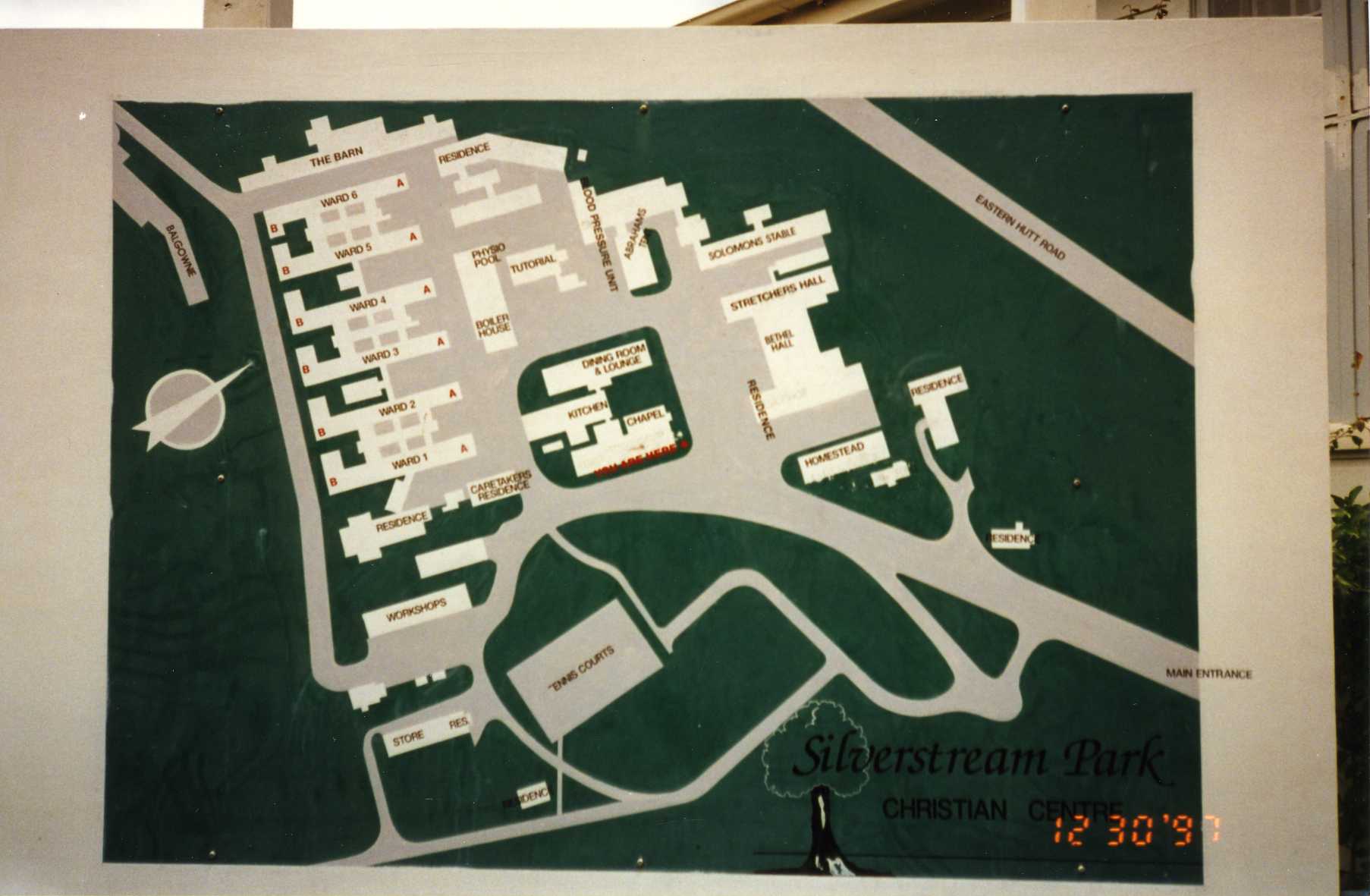 Silverstream Park Christian Centre, formerly Silverstream Hospital; map.