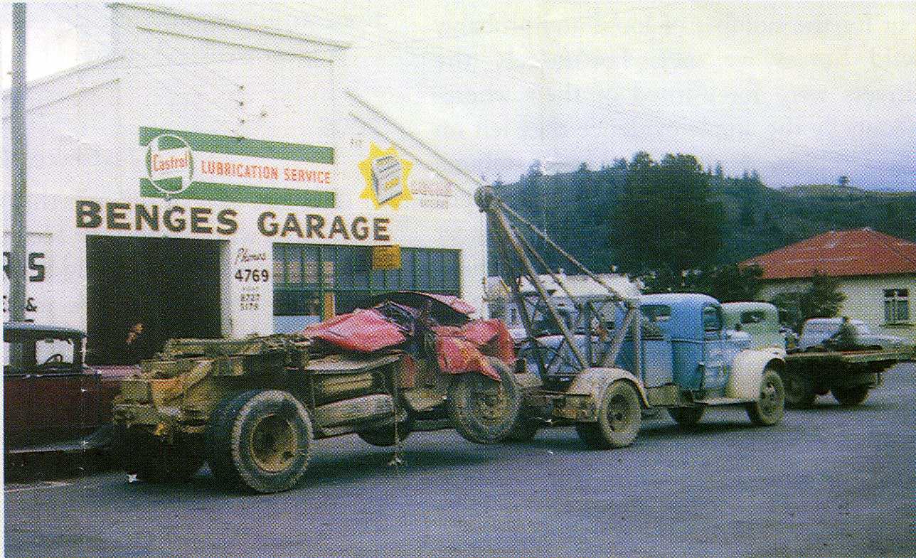 Princes Street; Benges Garage, May 1962.