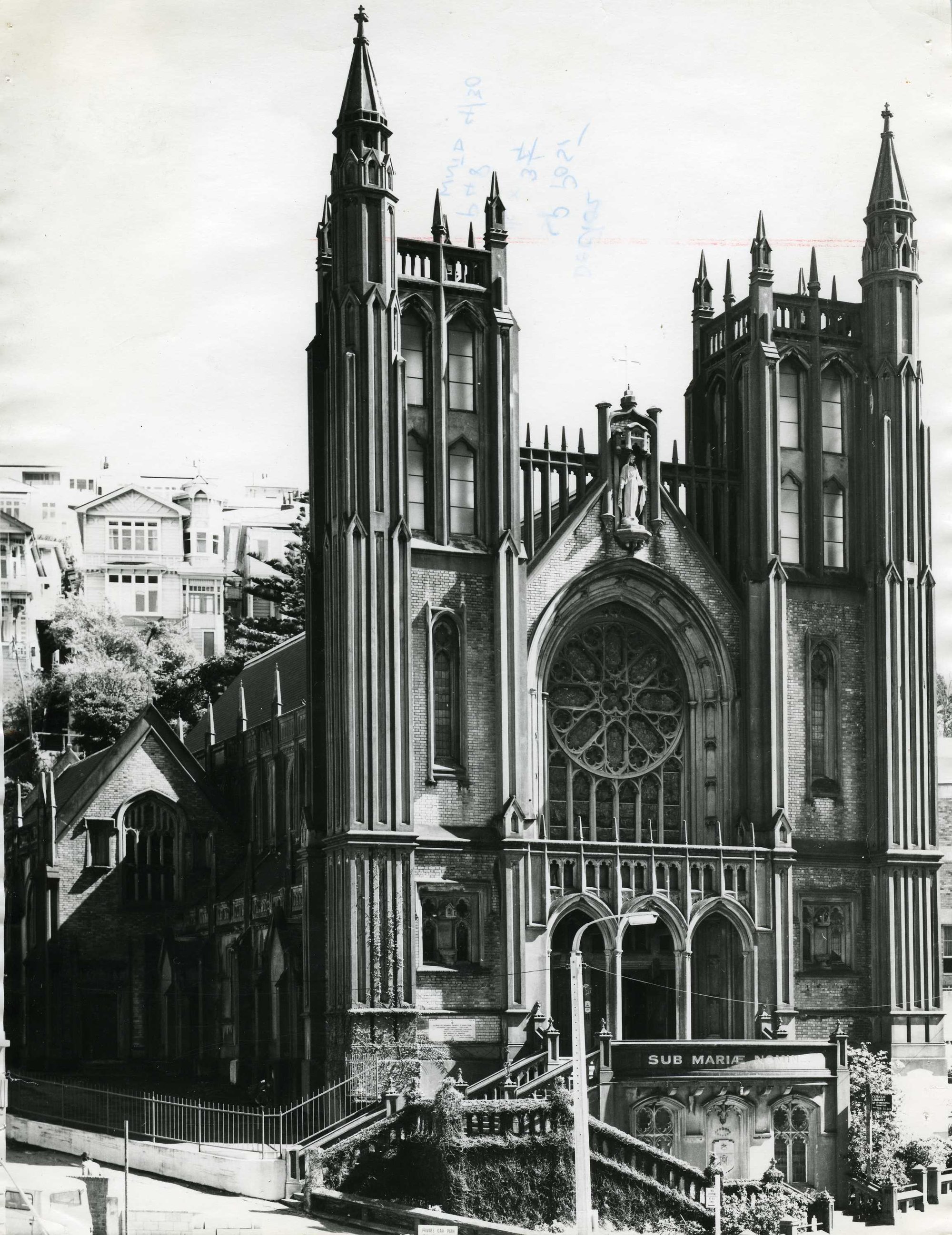 St Mary of the Angels Catholic church, Boulcott Street, Wellington. [P3-194-1110]