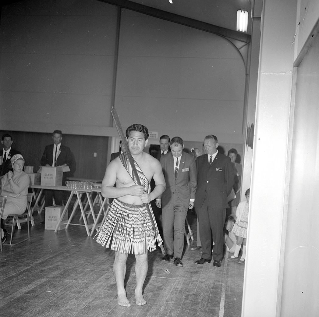Jaycees World President Visit 1; St John's Hall; Maori performer