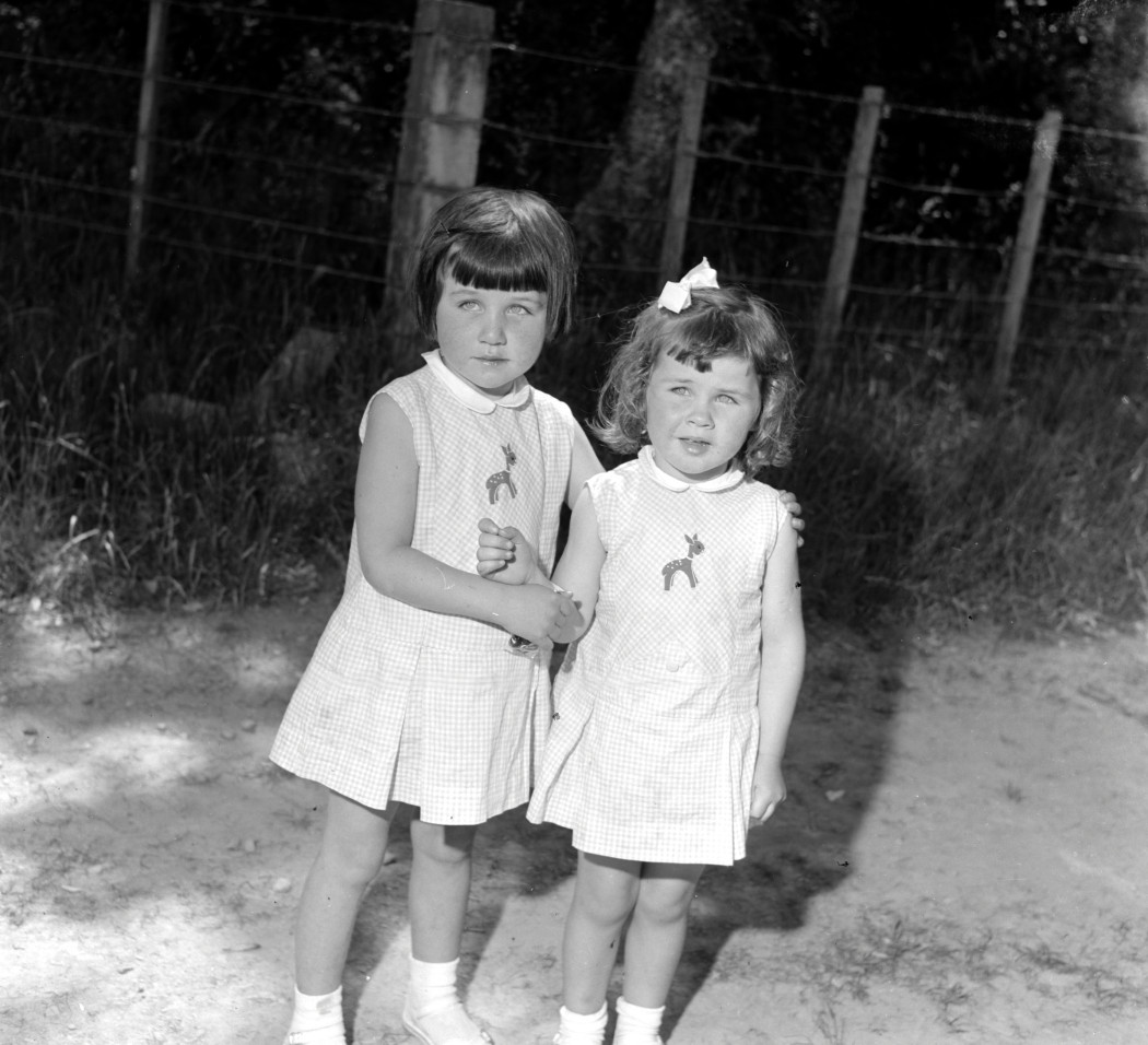 Quinn's Post Christmas party; Sandra Bentley, right; with her sister?.