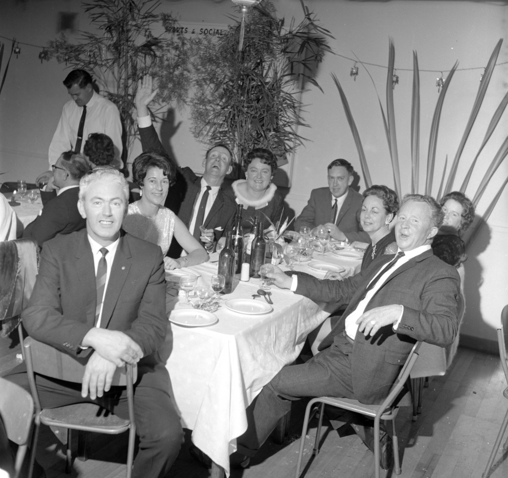 Rotary Chinese dinner dance; 1968; four identified.