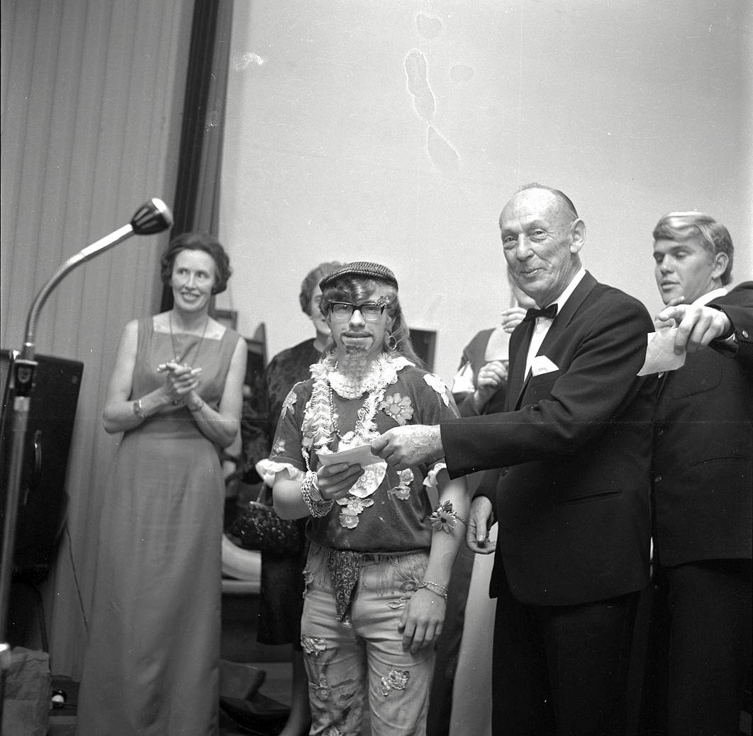 Fancy Dress Youth Dance St John's Hall; boys' prize winner, Zigmund Poczwa(?)