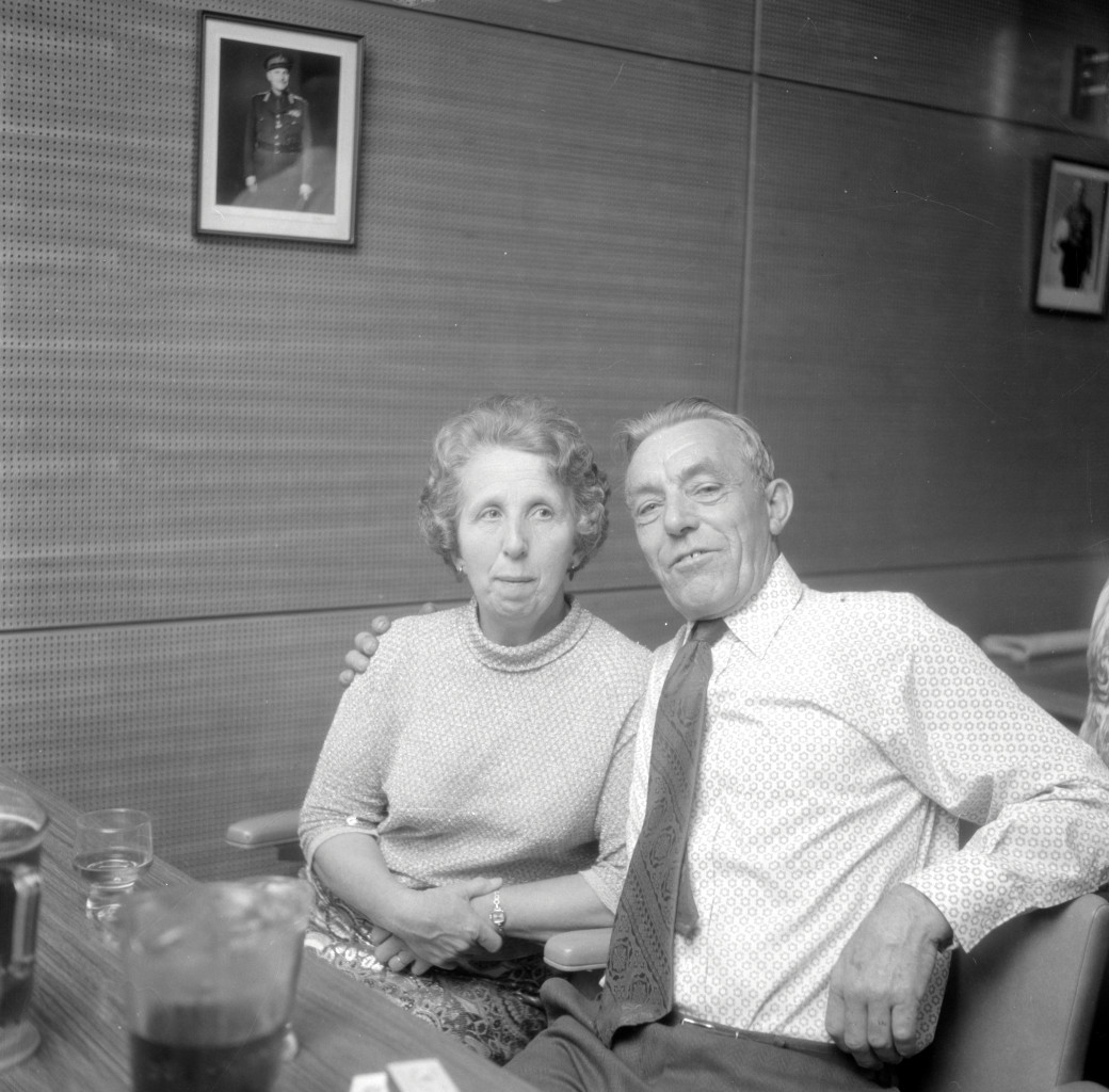 RSA Xmas; Fred Press and his wife Jean. [P1-2412-4802]