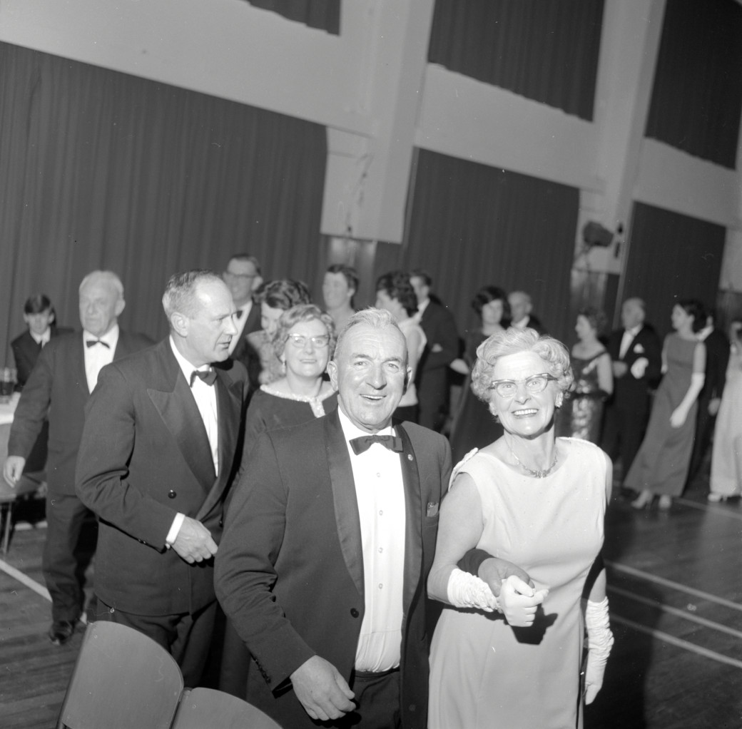 A &amp; P Ball 1969; Eric McCarthy and his wife Valerie Mabel McCarthy.