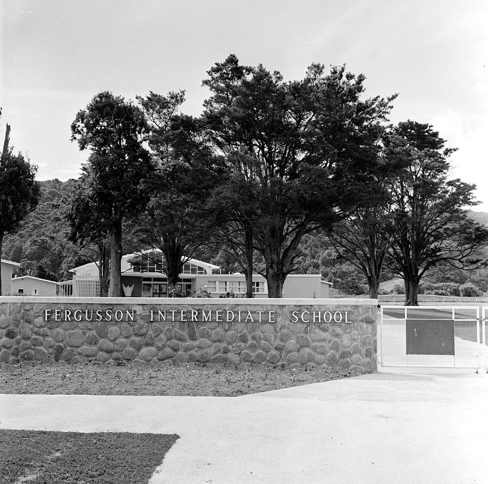 Fergusson Intermediate entrance [P1-4506-6896]