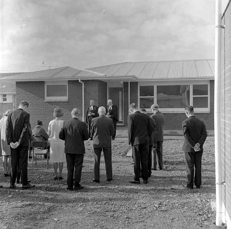 St Andrew's church; new manse.