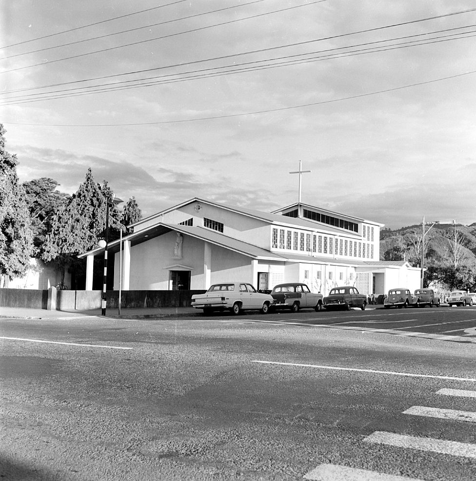 St Joseph's Catholic Church of 1965, nearing completion | Upper Hutt ...