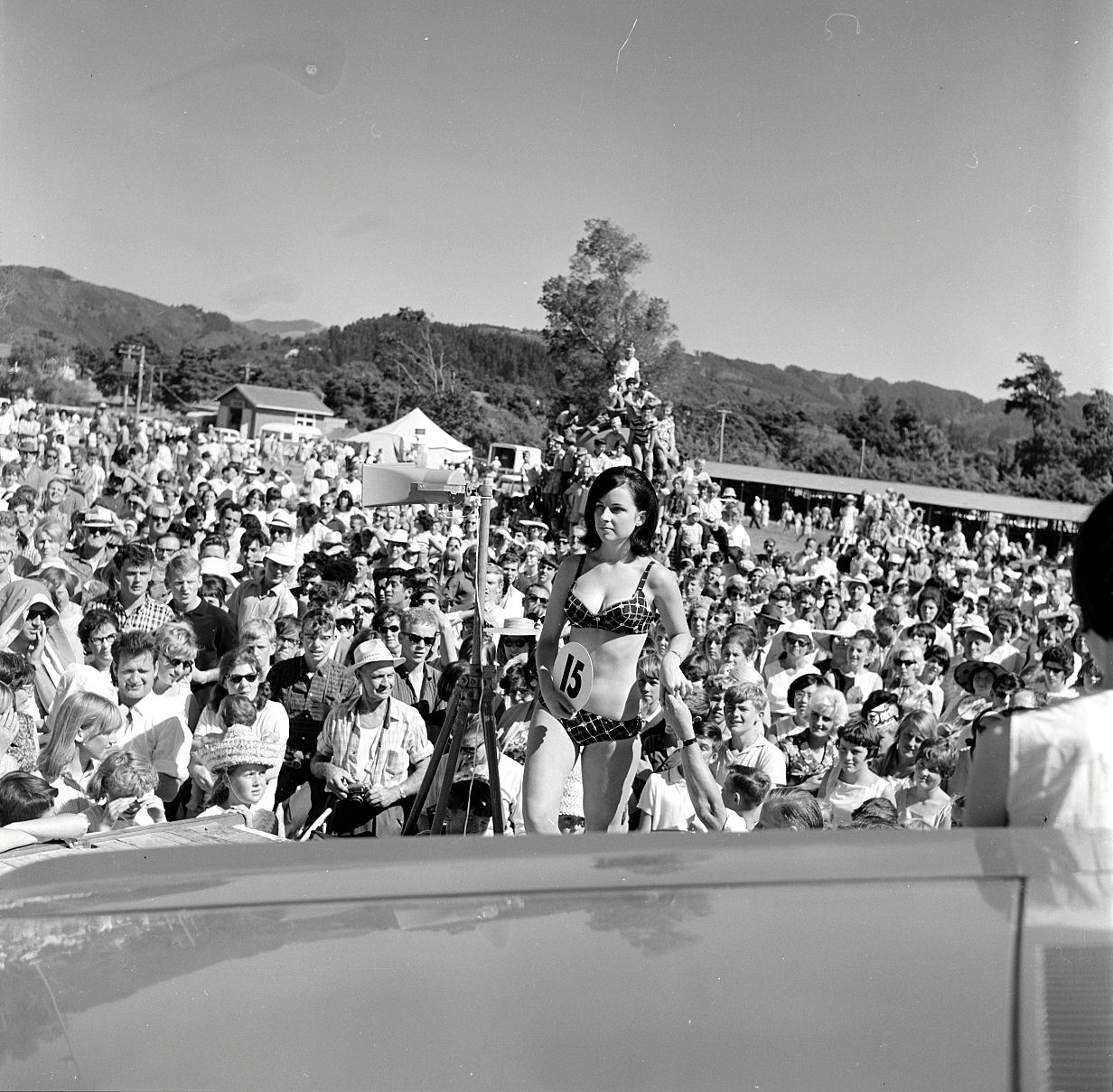 A &amp; P show; Tom Croft Motors beauty pageant; entrant 15.