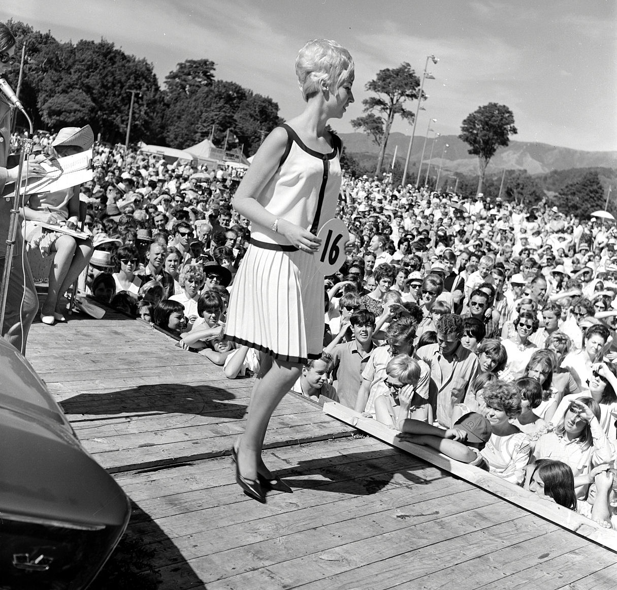 A &amp; P show; Tom Croft Motors beauty pageant; entrant 16.