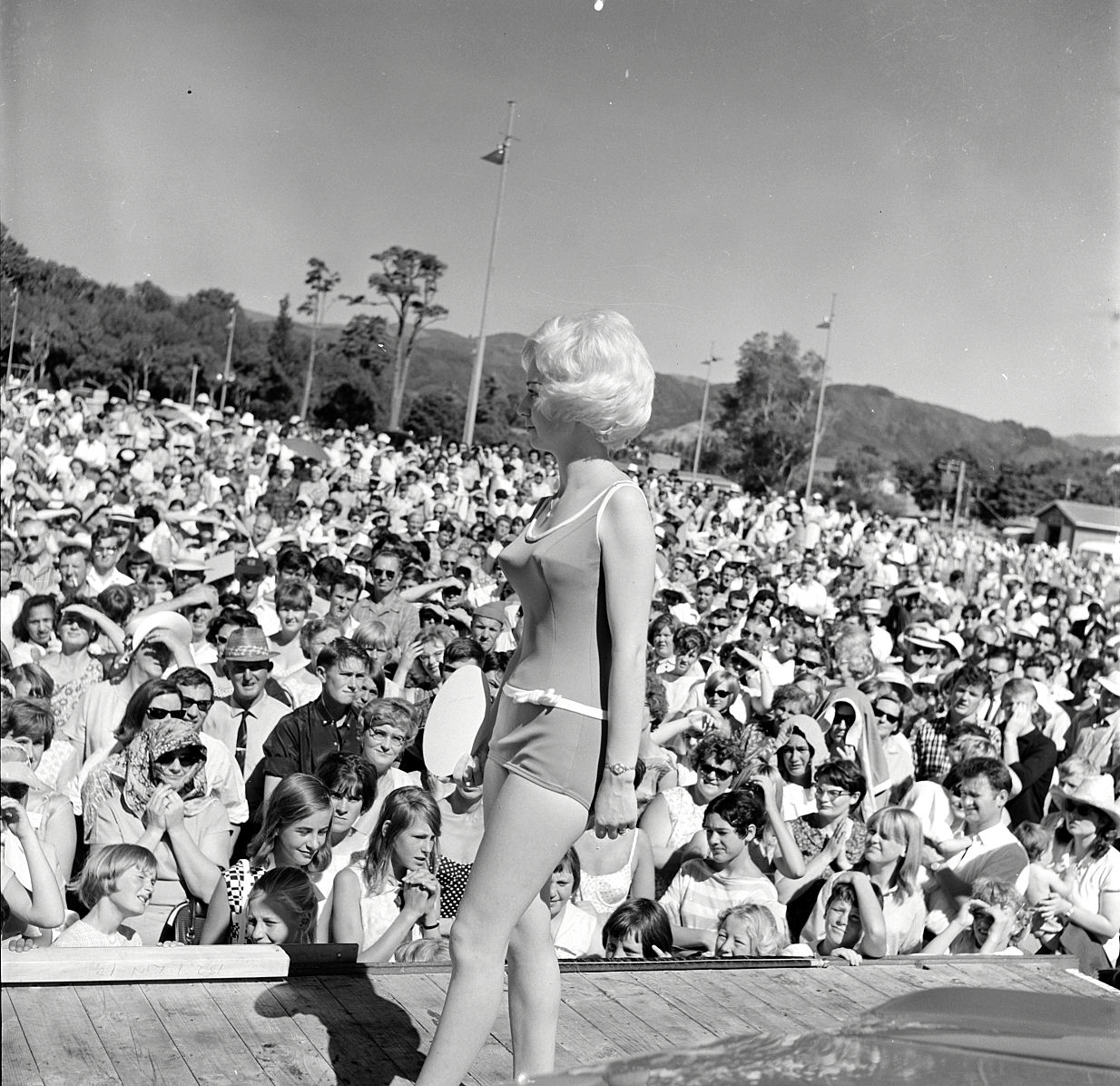 A &amp; P show; Tom Croft Motors beauty pageant; entrant.
