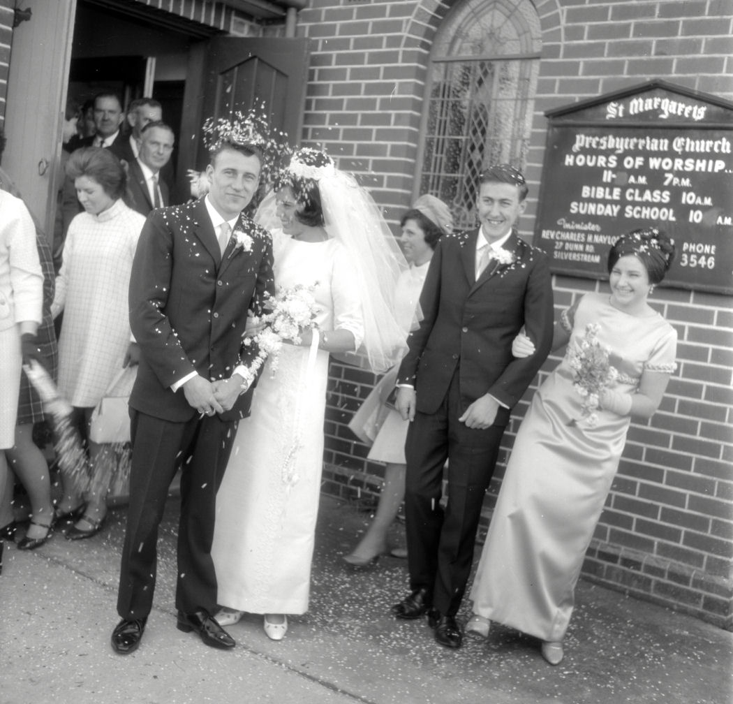 Wedding; Kenneth Graham Rosson, Glennis Rosalie Cains  2. [P1-7927-10317]