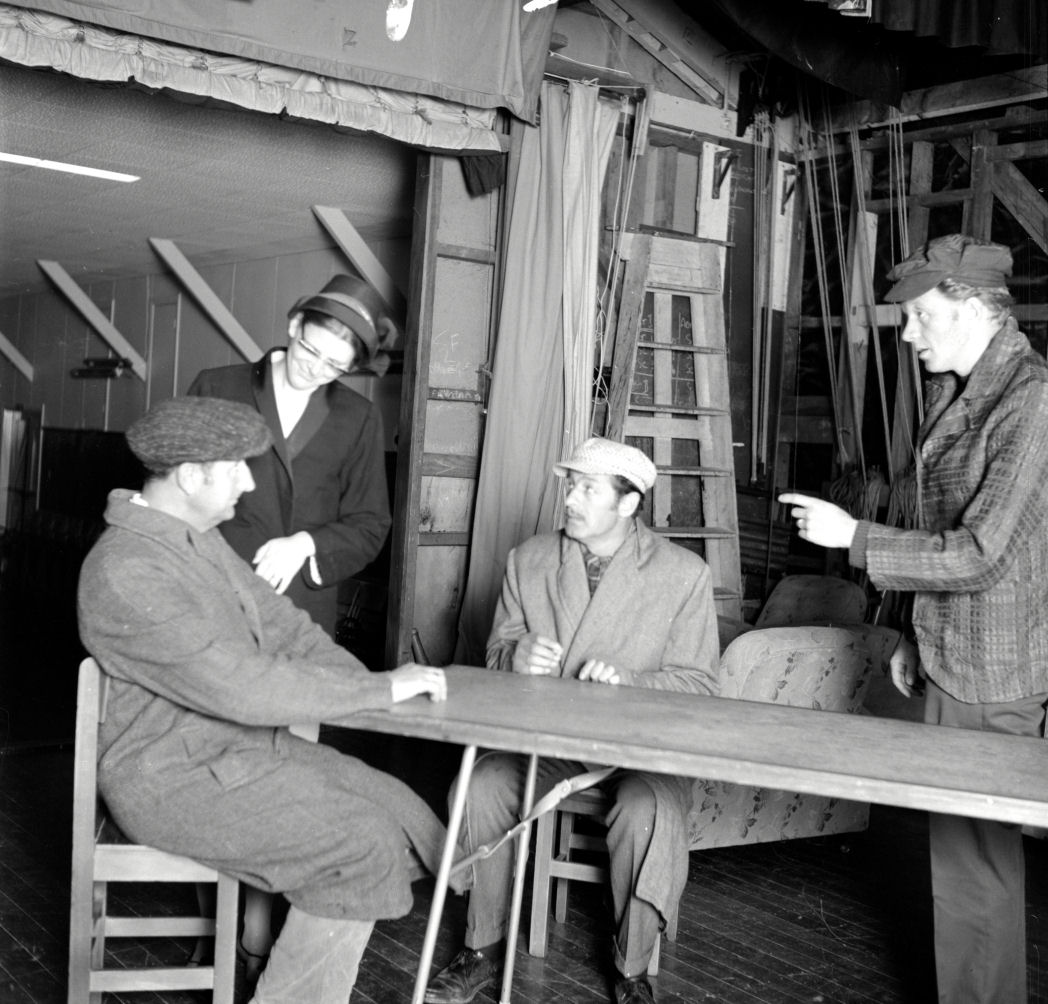 Heretaunga Players; Major Barbara: Bob Gillespie, Glynis Evans,Jim Grant, Arthur Williams