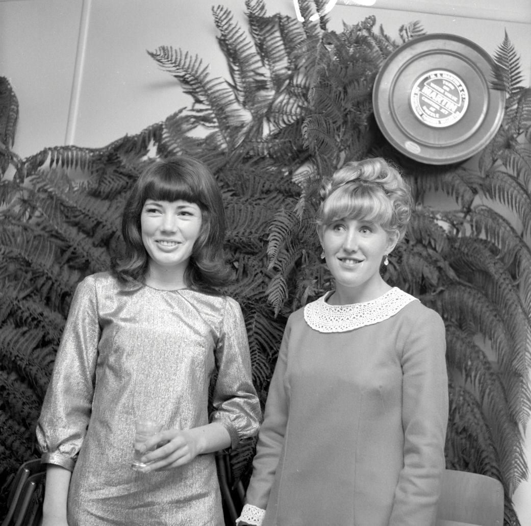 Kenneth Graham Rosson 21st; Ken's sister Beverley, right.