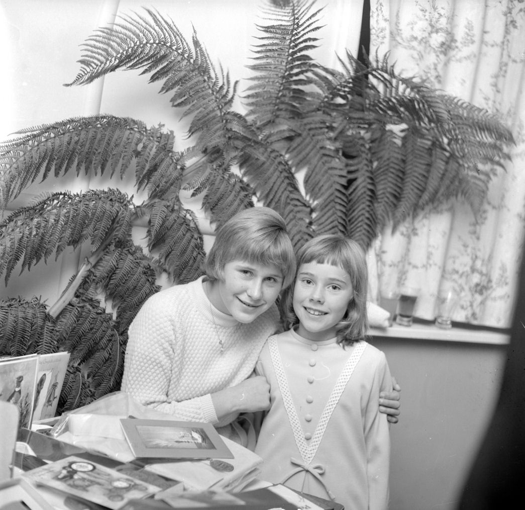 Kenneth Graham Rosson 21st; sister, Beverley, left?