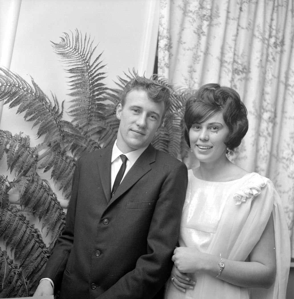 Kenneth Graham Rosson 21st; Ken and future wife Glennis Rosalie Cains.