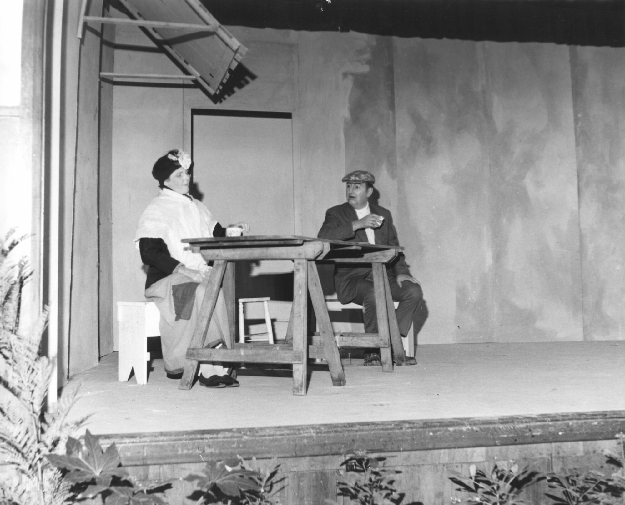 Heretaunga Players; Major Barbara: Eileen Evans, Jim Grant.