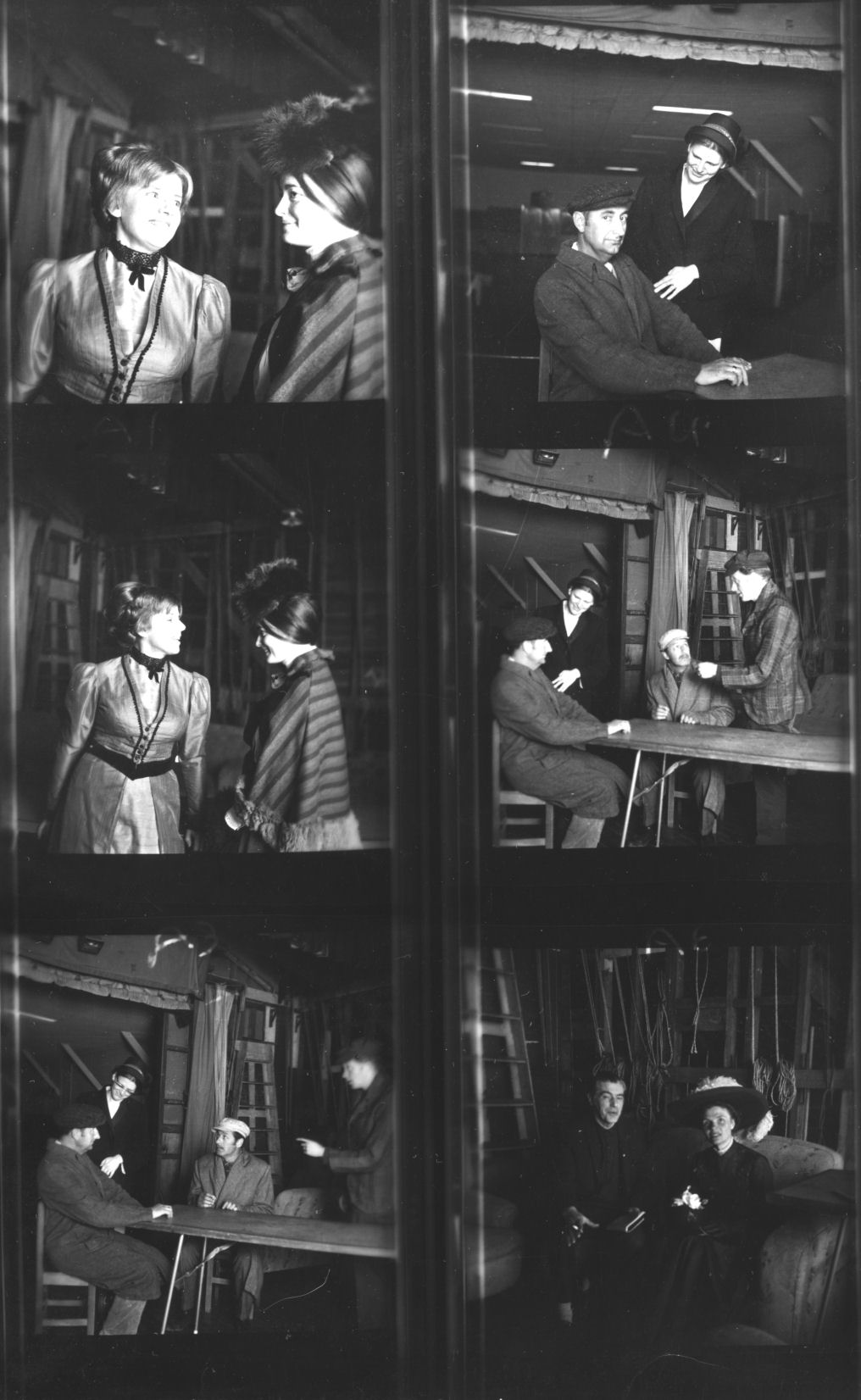 Heretaunga Players; Major Barbara: in rehearsal; proof sheet.