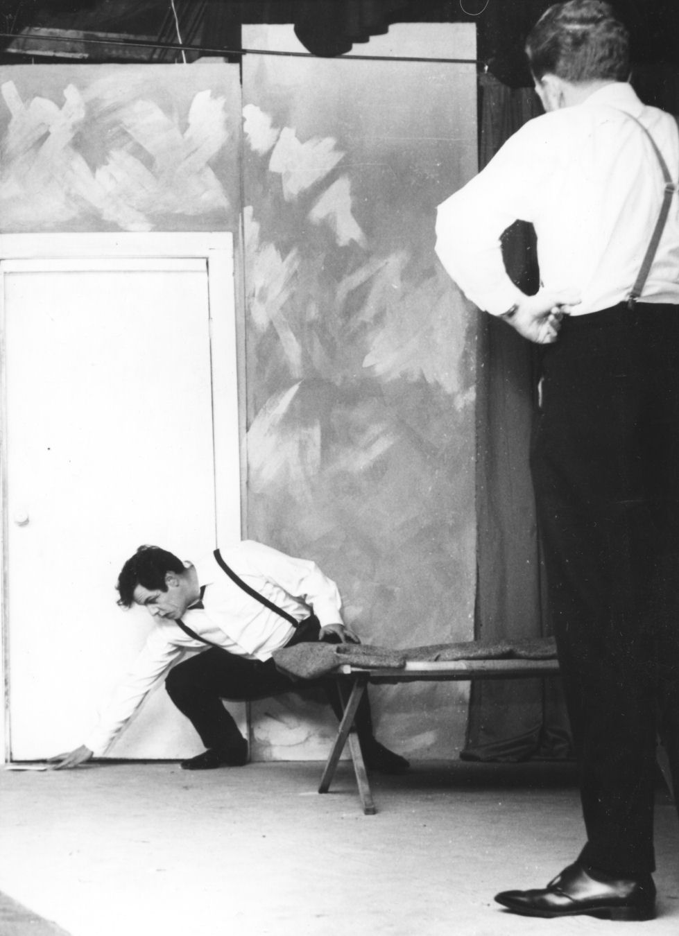 Heretaunga Players; The Dumb Waiter: Ron Evans - `Gus', Arthur Williams - `Ben'