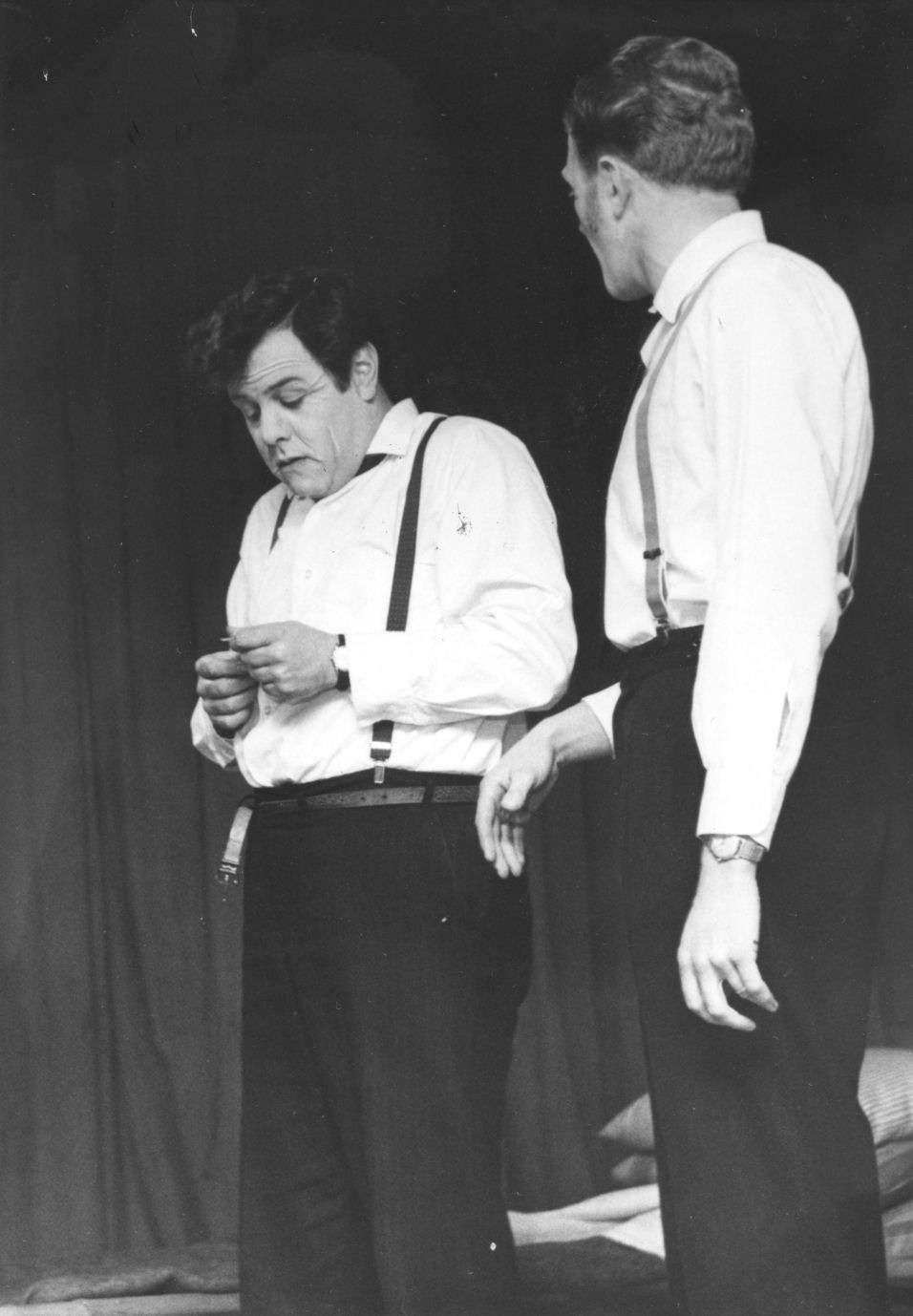 Heretaunga Players; The Dumb Waiter: Ron Evans, Arthur Williams.